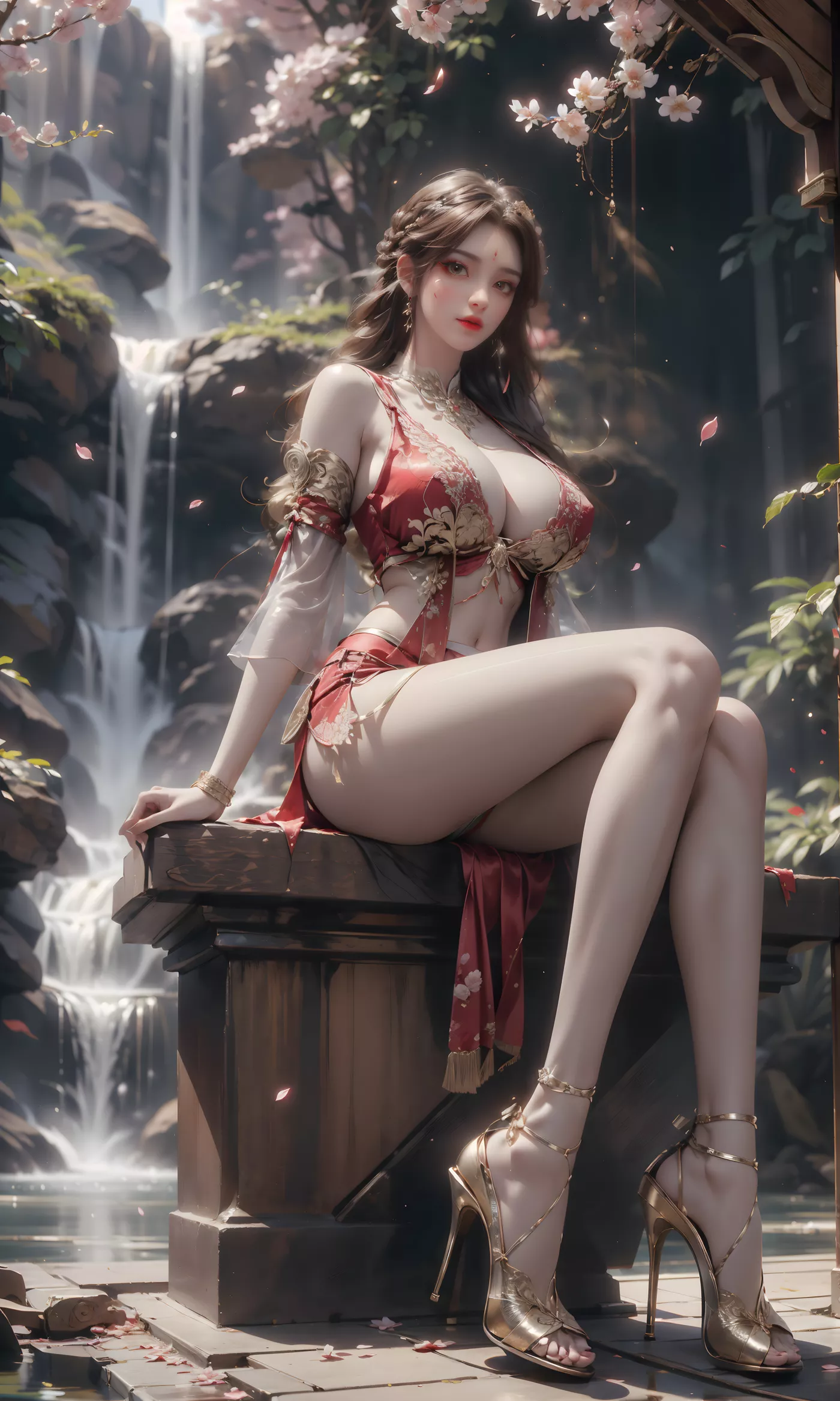 图片[19]-AI绘画 460 高山流水[23P] – 速更版-美库