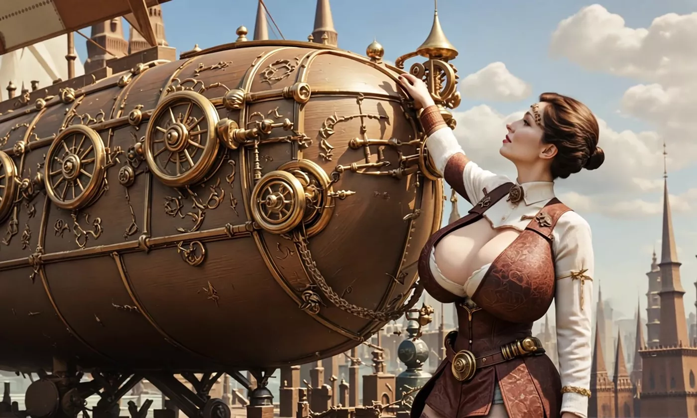 图片[12]-AI绘画 463 Steampunk 2170 World – Steampunk Sci-Fi – 1950’s Super Panavision 70 EP23 #Steampunk[15P] – 速更版-美库