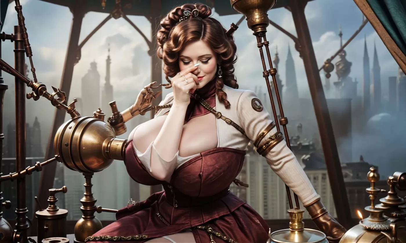 图片[14]-AI绘画 463 Steampunk 2170 World – Steampunk Sci-Fi – 1950’s Super Panavision 70 EP23 #Steampunk[15P] – 速更版-美库