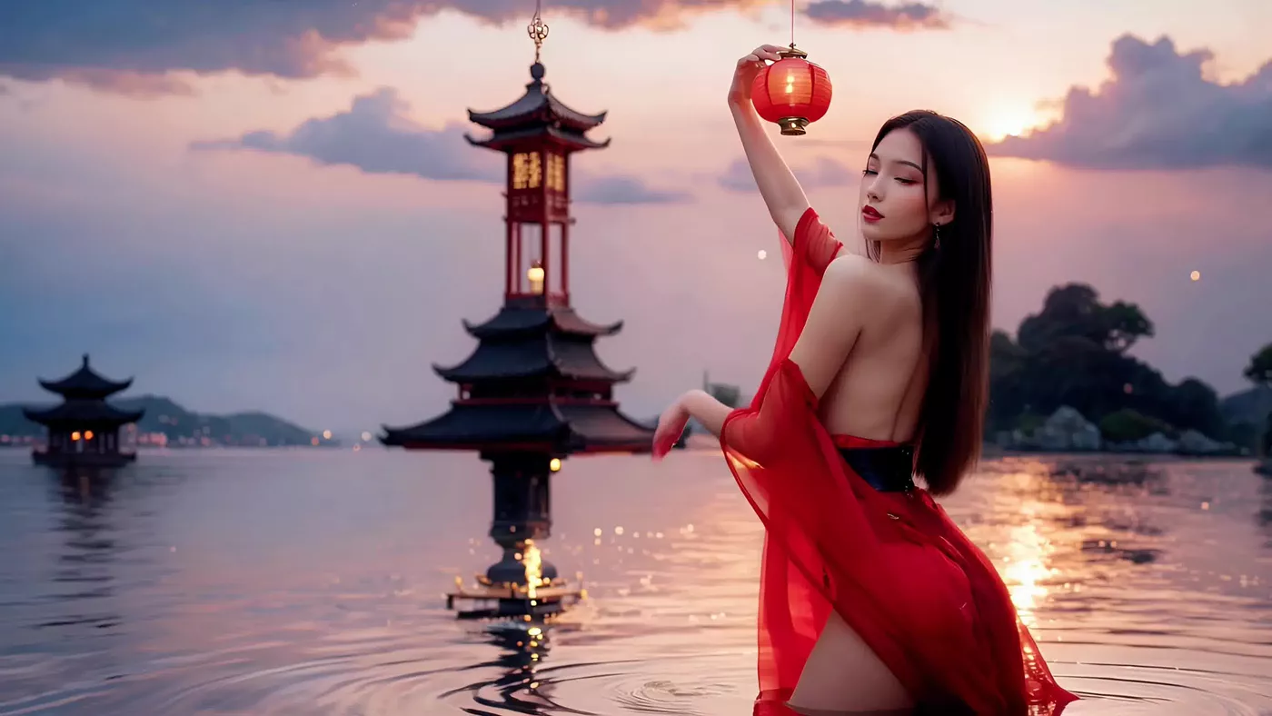 图片[15]-AI绘画 464 The Scarlet Geisha_ Passion in Every Step[18P] – 速更版-美库