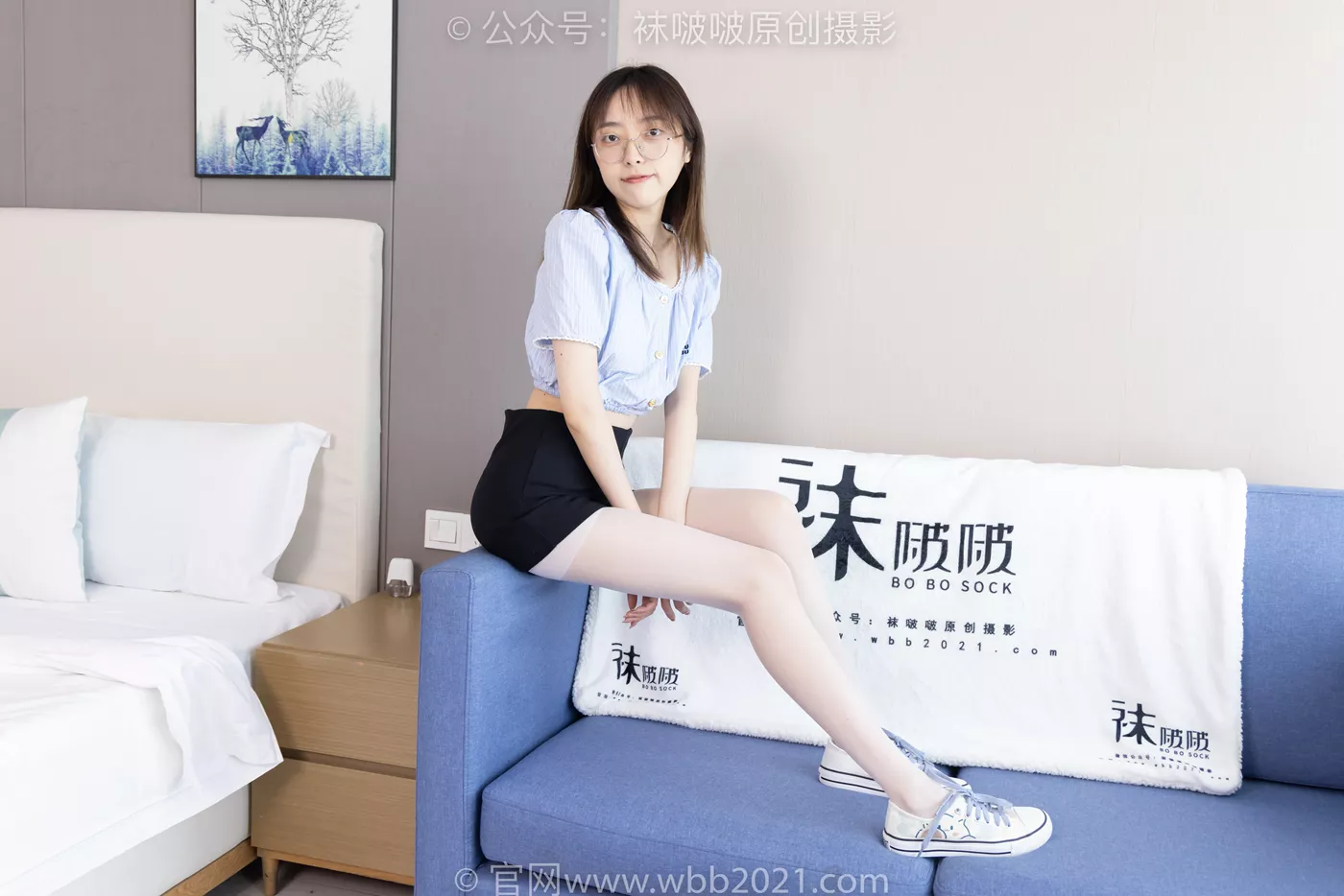 图片[19]-[BoBoSocks袜啵啵]NO.467 稚予-板鞋、白丝[150P] – 速更版-美库