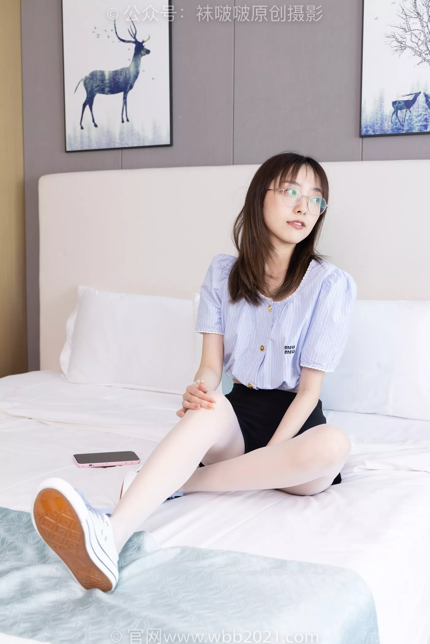 图片[72]-[BoBoSocks袜啵啵]NO.467 稚予-板鞋、白丝[150P] – 速更版-美库