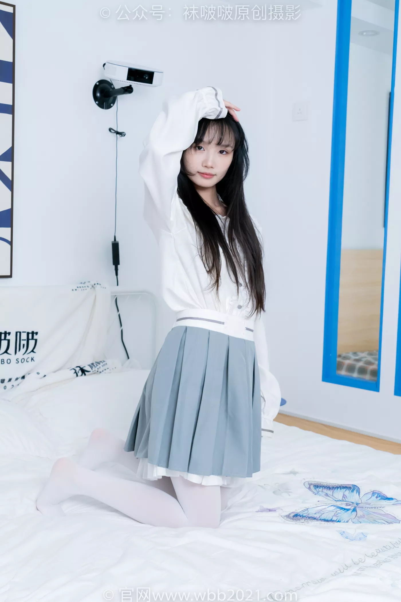 图片[64]-[BoBoSocks袜啵啵]NO.468 甜甜圈-高跟凉鞋、厚白丝、裸足、丝袜和裸足踩蓝莓剧情[150P] – 速更版-美库