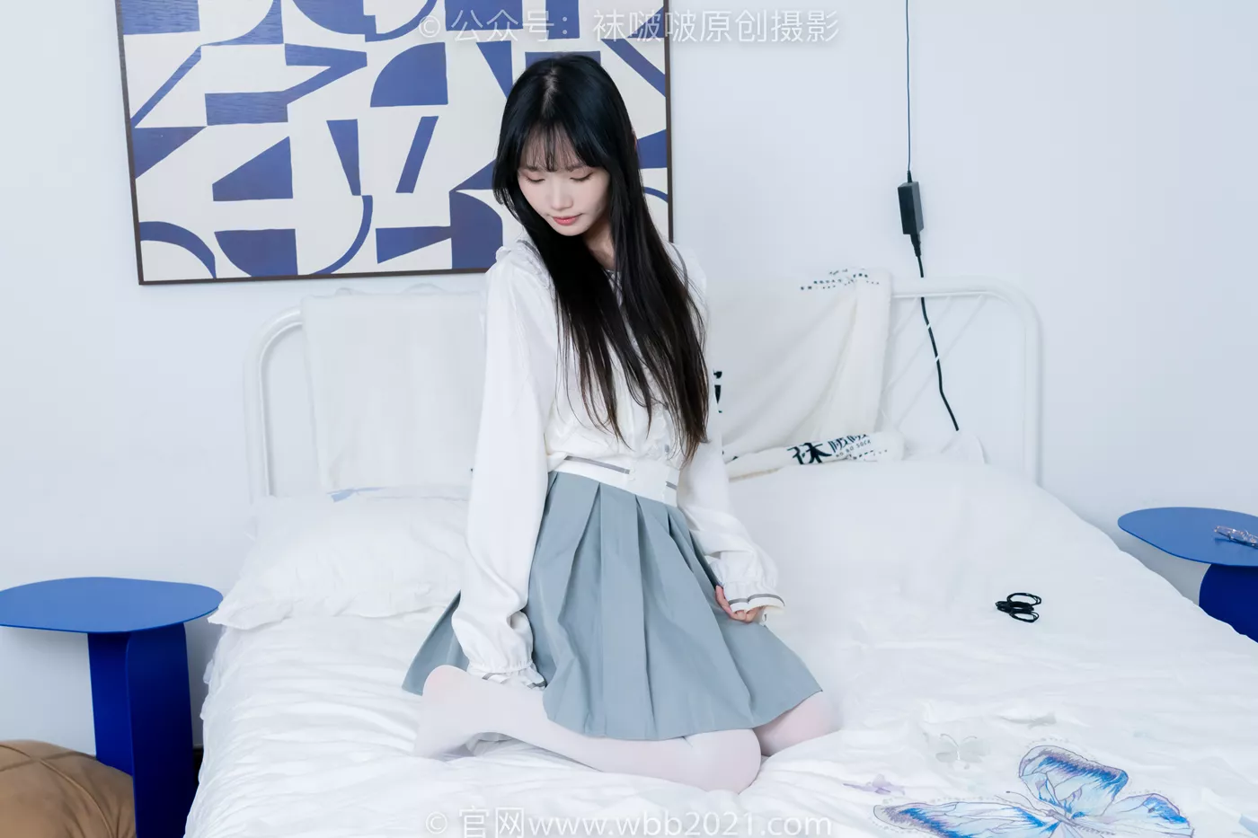 图片[65]-[BoBoSocks袜啵啵]NO.468 甜甜圈-高跟凉鞋、厚白丝、裸足、丝袜和裸足踩蓝莓剧情[150P] – 速更版-美库