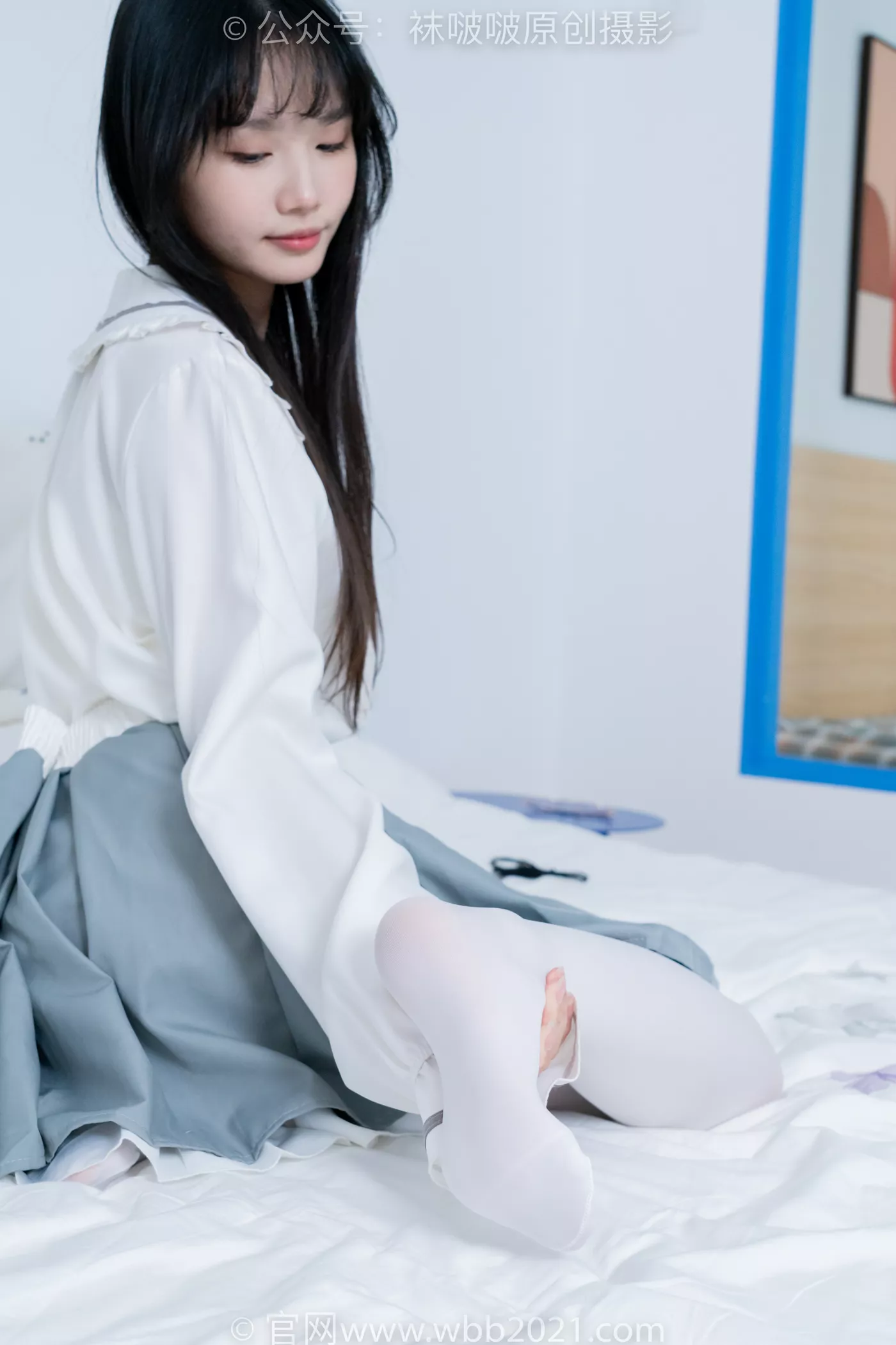 图片[68]-[BoBoSocks袜啵啵]NO.468 甜甜圈-高跟凉鞋、厚白丝、裸足、丝袜和裸足踩蓝莓剧情[150P] – 速更版-美库