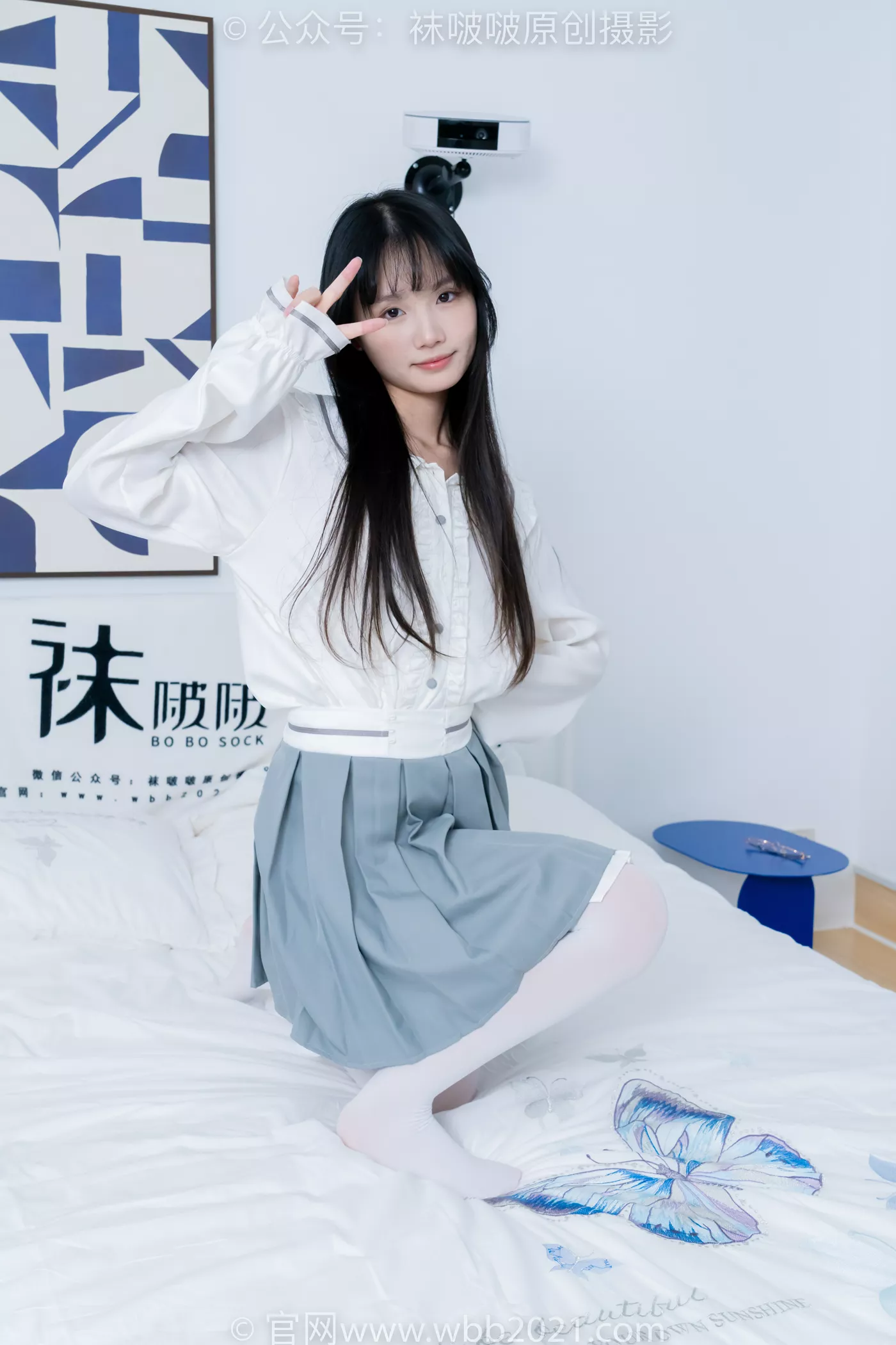 图片[75]-[BoBoSocks袜啵啵]NO.468 甜甜圈-高跟凉鞋、厚白丝、裸足、丝袜和裸足踩蓝莓剧情[150P] – 速更版-美库