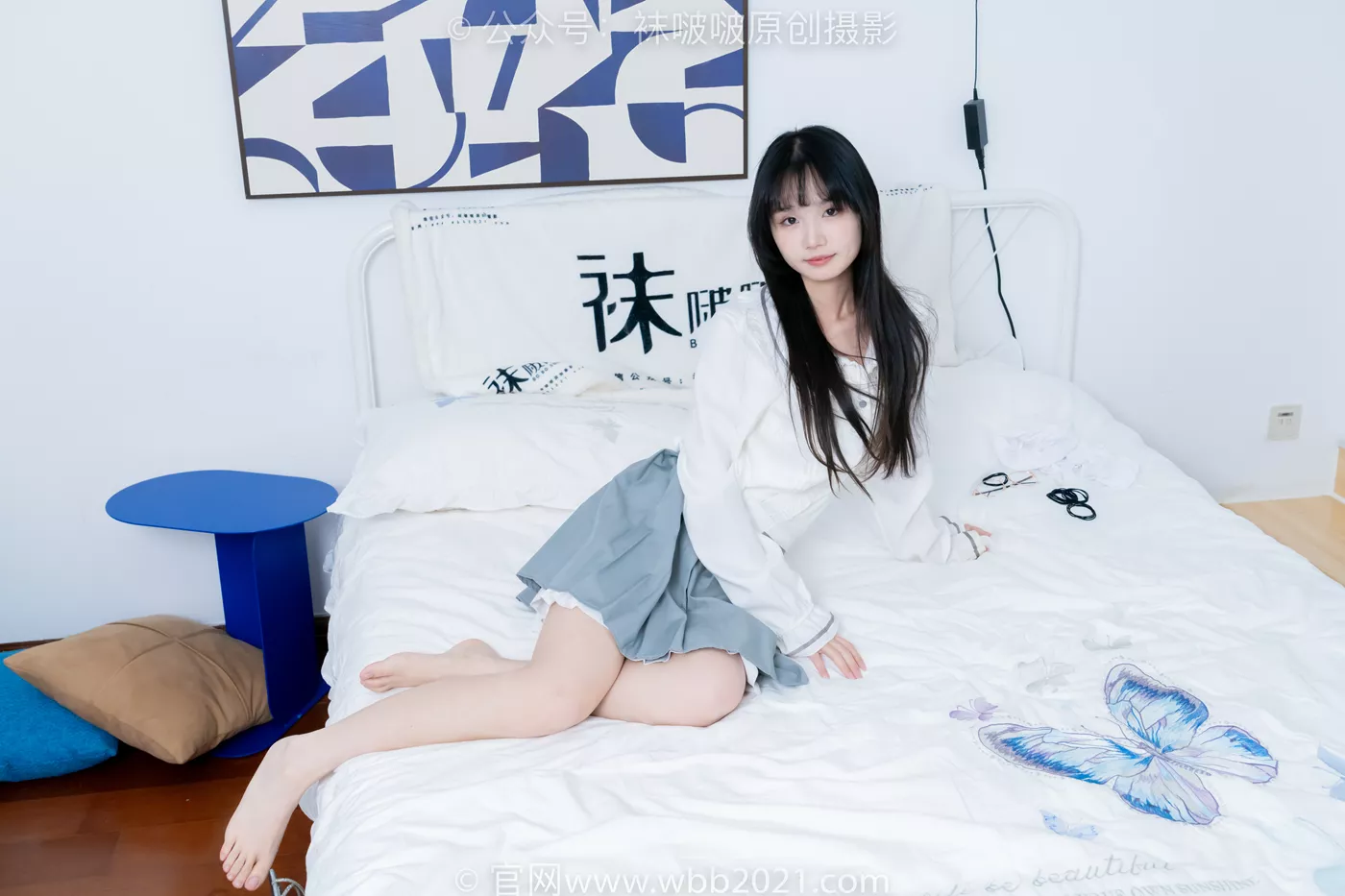 图片[109]-[BoBoSocks袜啵啵]NO.468 甜甜圈-高跟凉鞋、厚白丝、裸足、丝袜和裸足踩蓝莓剧情[150P] – 速更版-美库