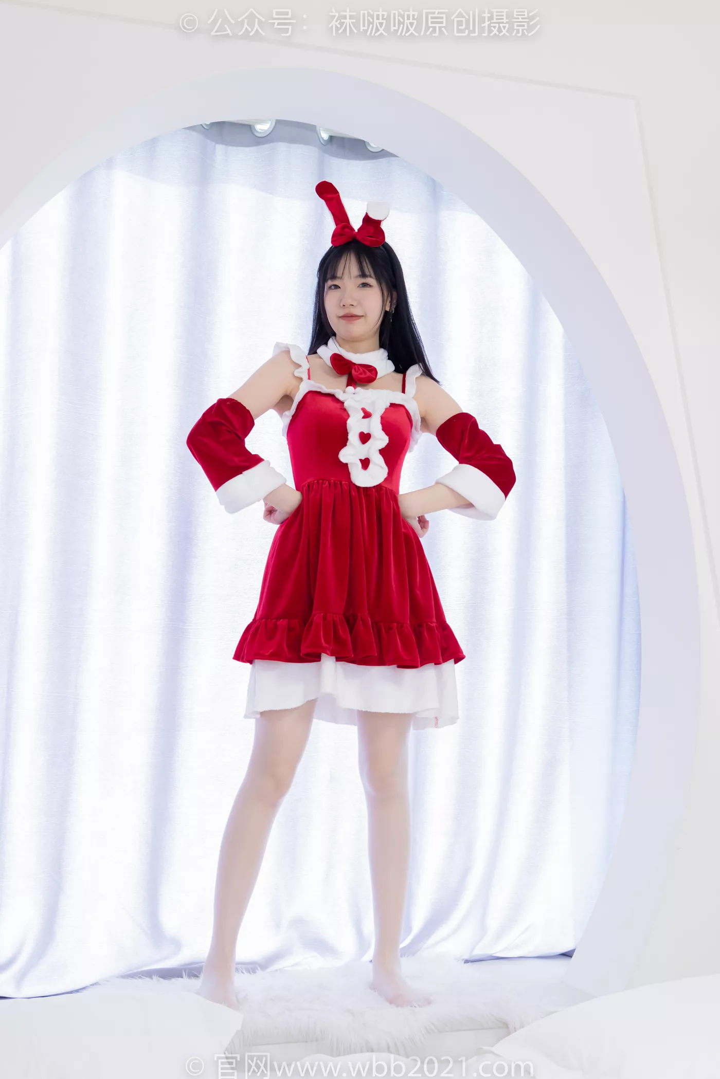 图片[90]-[BoBoSocks袜啵啵]NO.469 小甜豆-高跟鞋、油亮白丝、油亮肉丝、油亮黑丝、小甜豆手写祝福圣诞牌剧情[100P] – 速更版-美库