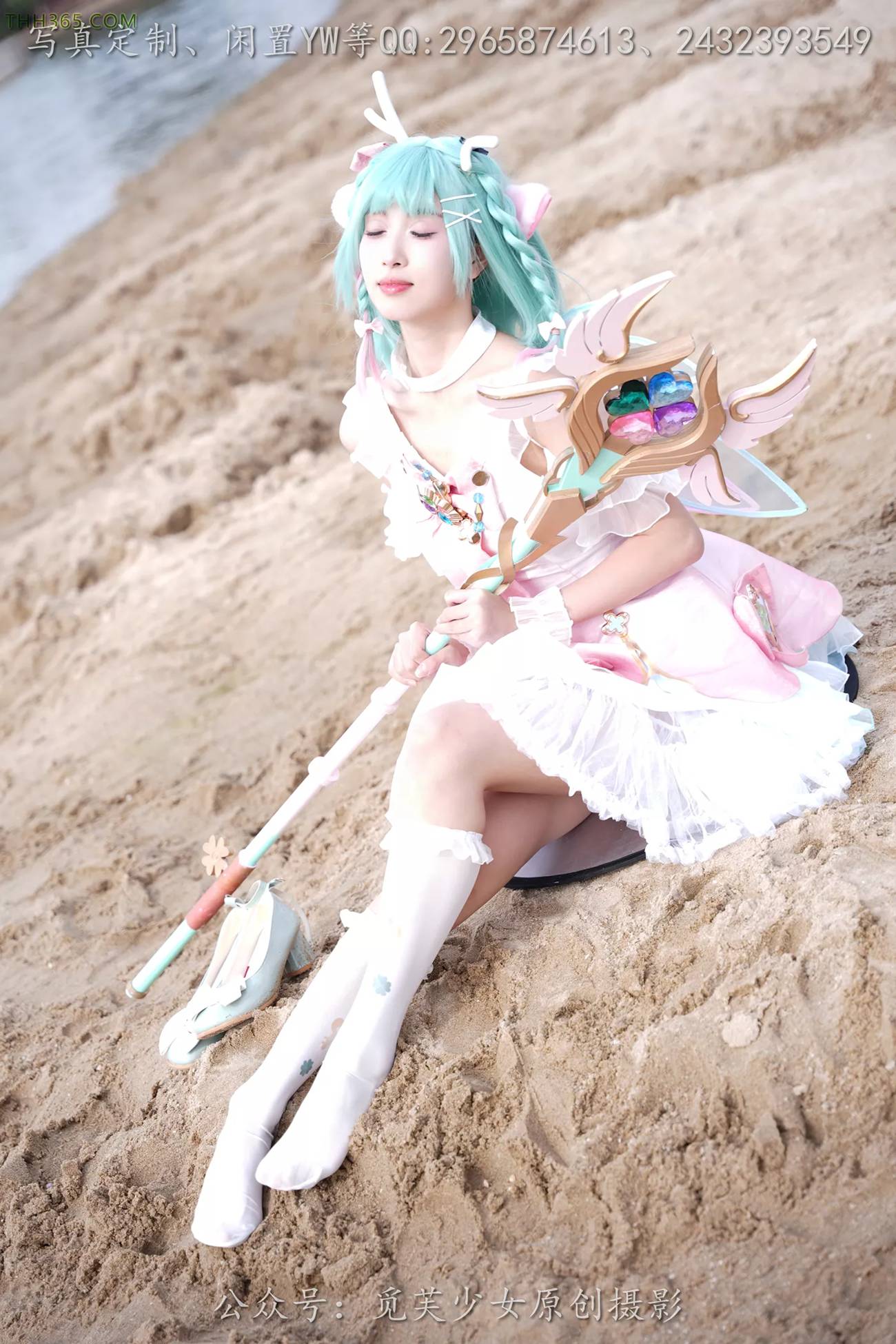 图片[22]-[觅芙少女]NO.306 小研-瑶时之祈愿cos[183P] – 速更版-美库