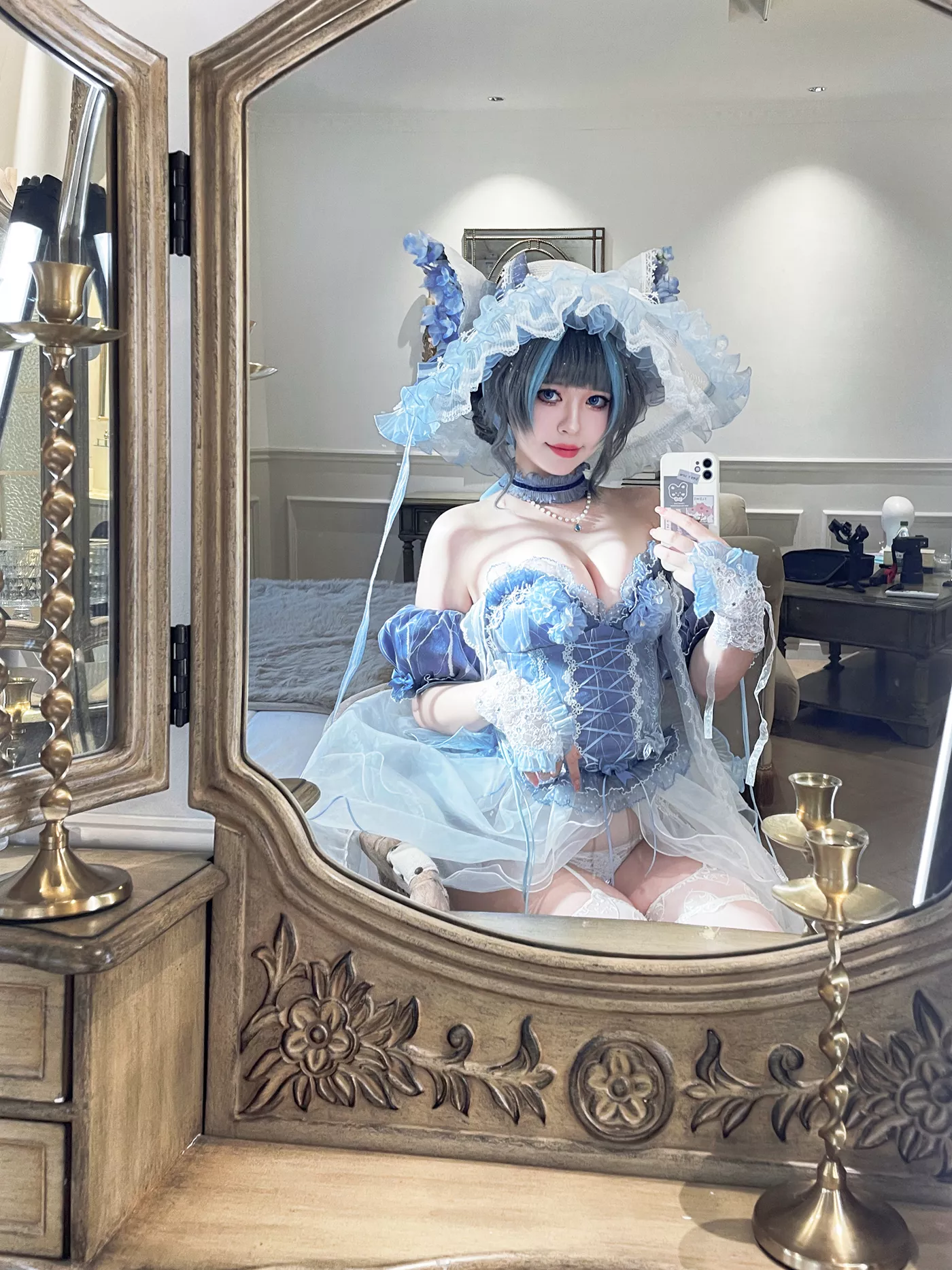 图片[58]-半半子  – チェシャー廃稿礼装[60P] – 速更版-美库