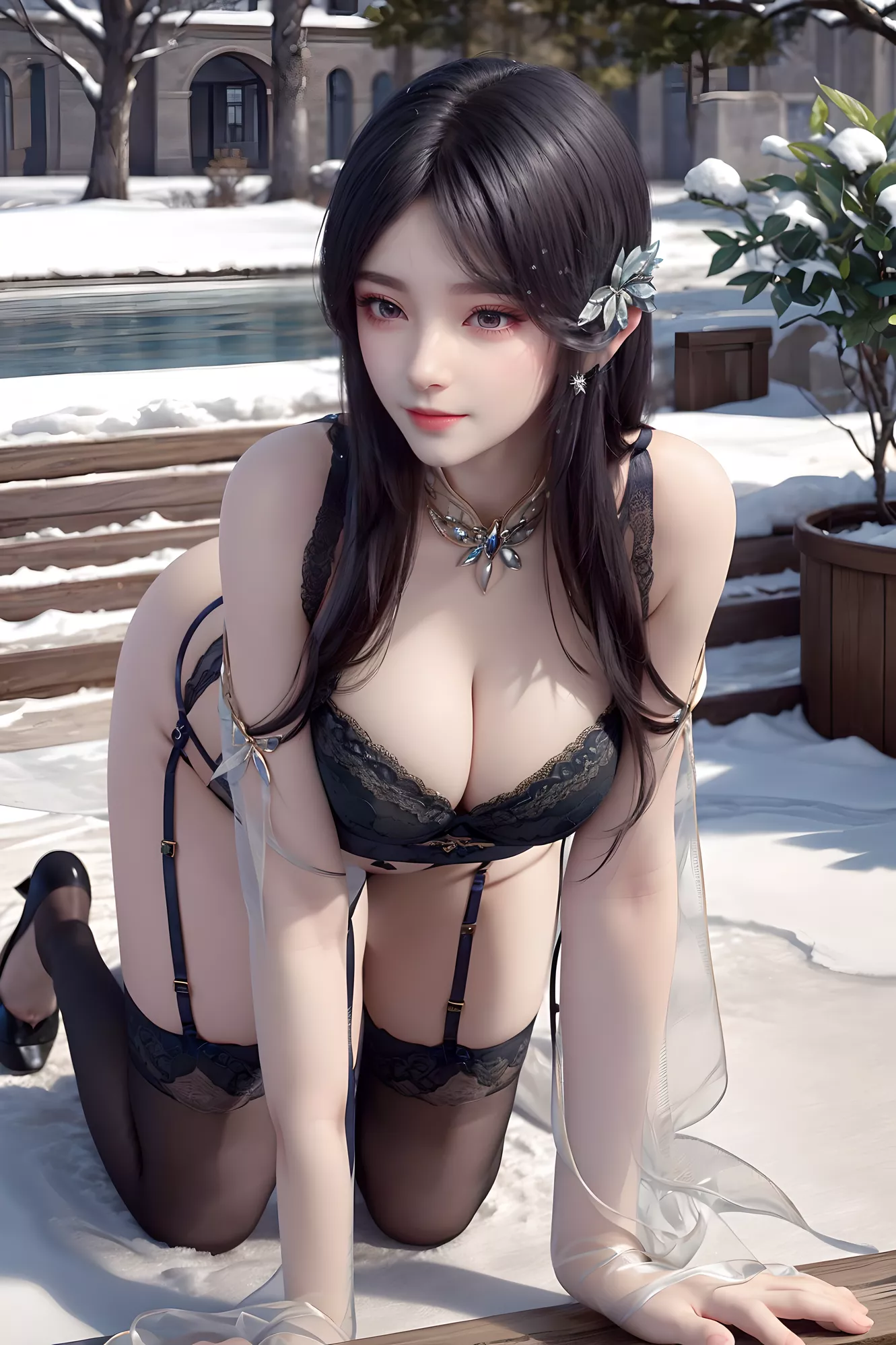 图片[11]-AI绘画 467 柳菲蕾丝[20P] – 速更版-美库