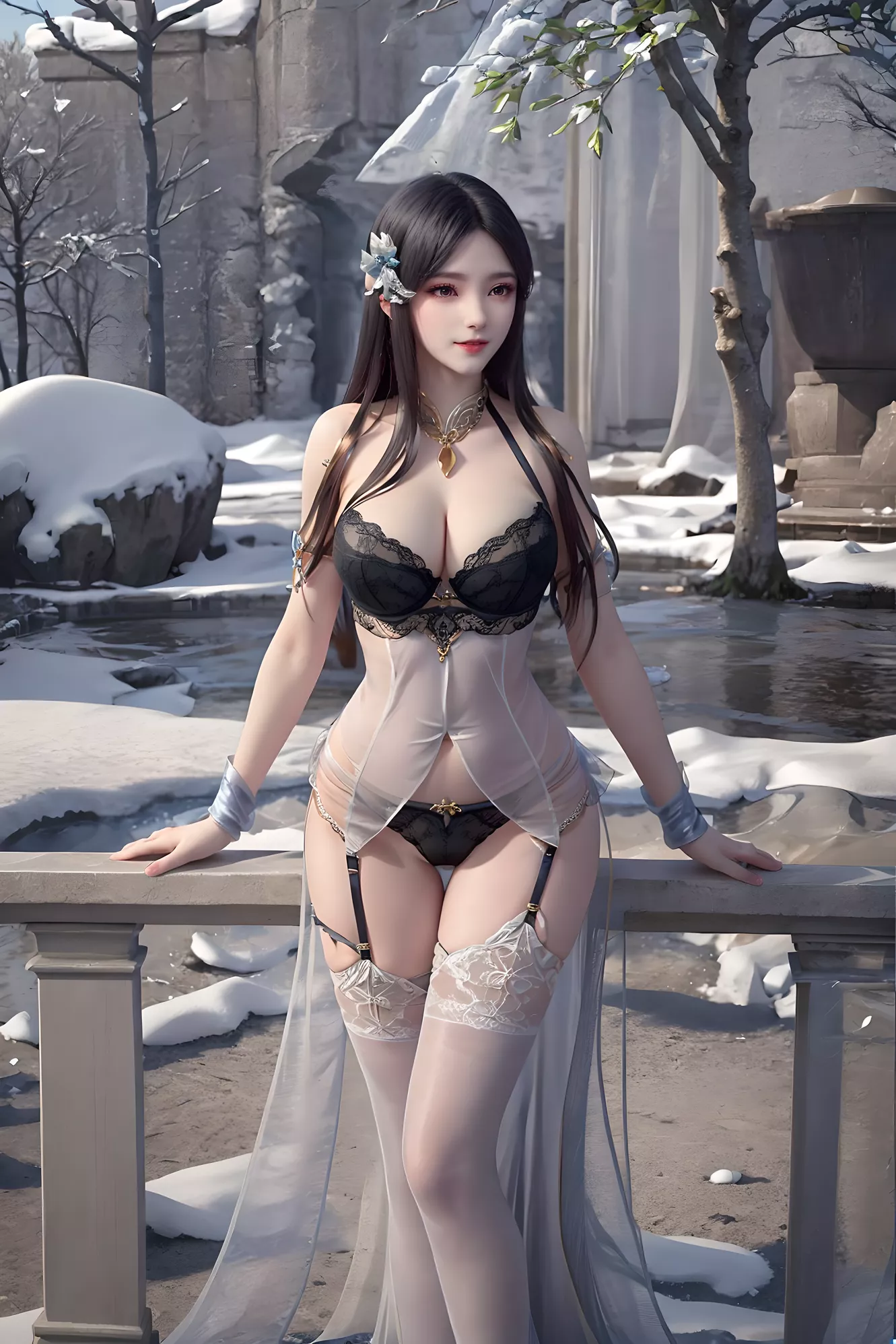 图片[15]-AI绘画 467 柳菲蕾丝[20P] – 速更版-美库