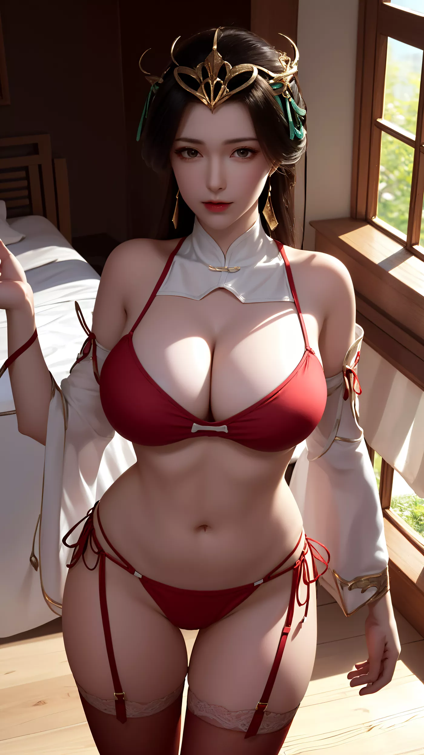 图片[20]-AI绘画 468 柳神[40P] – 速更版-美库