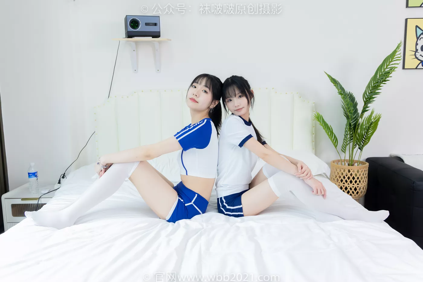 图片[81]-[BoBoSocks袜啵啵]NO.472 小甜豆甜甜圈-两双运动鞋、厚白丝大腿袜、裸足、两位模特丝袜和裸足踩奶油蛋糕剧情[119P] – 速更版-美库