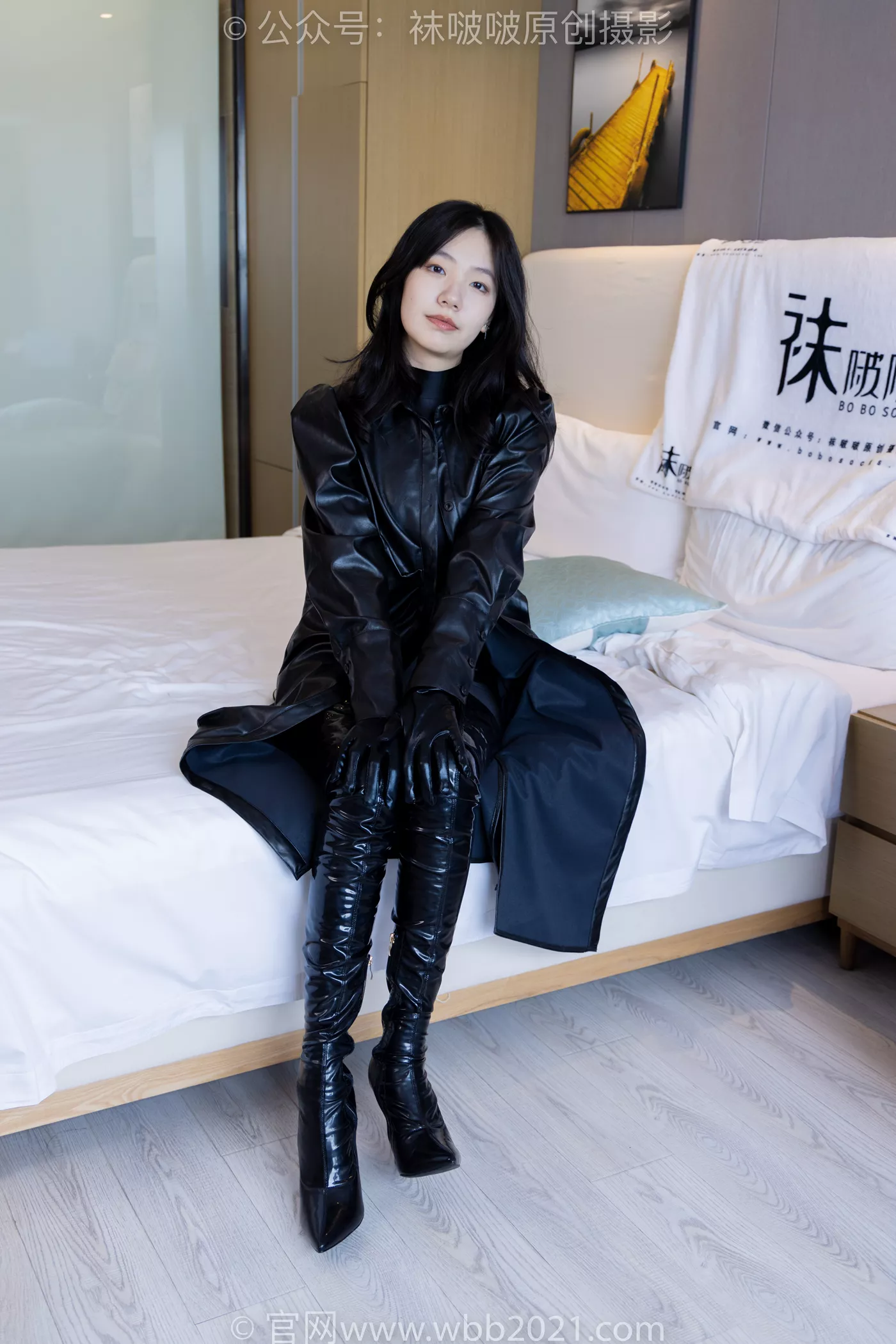 图片[24]-[BoBoSocks袜啵啵]NO.474 小甜豆-高跟长靴、黑丝、皮衣连体衣裤里丝[116P] – 速更版-美库