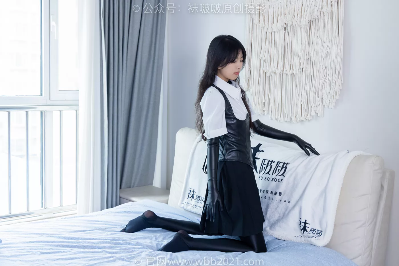 图片[84]-[BoBoSocks袜啵啵]NO.475 奶油-高跟长靴、厚黑丝五指袜、踩脚裤裤里丝、靴子部分戴口罩[150P] – 速更版-美库
