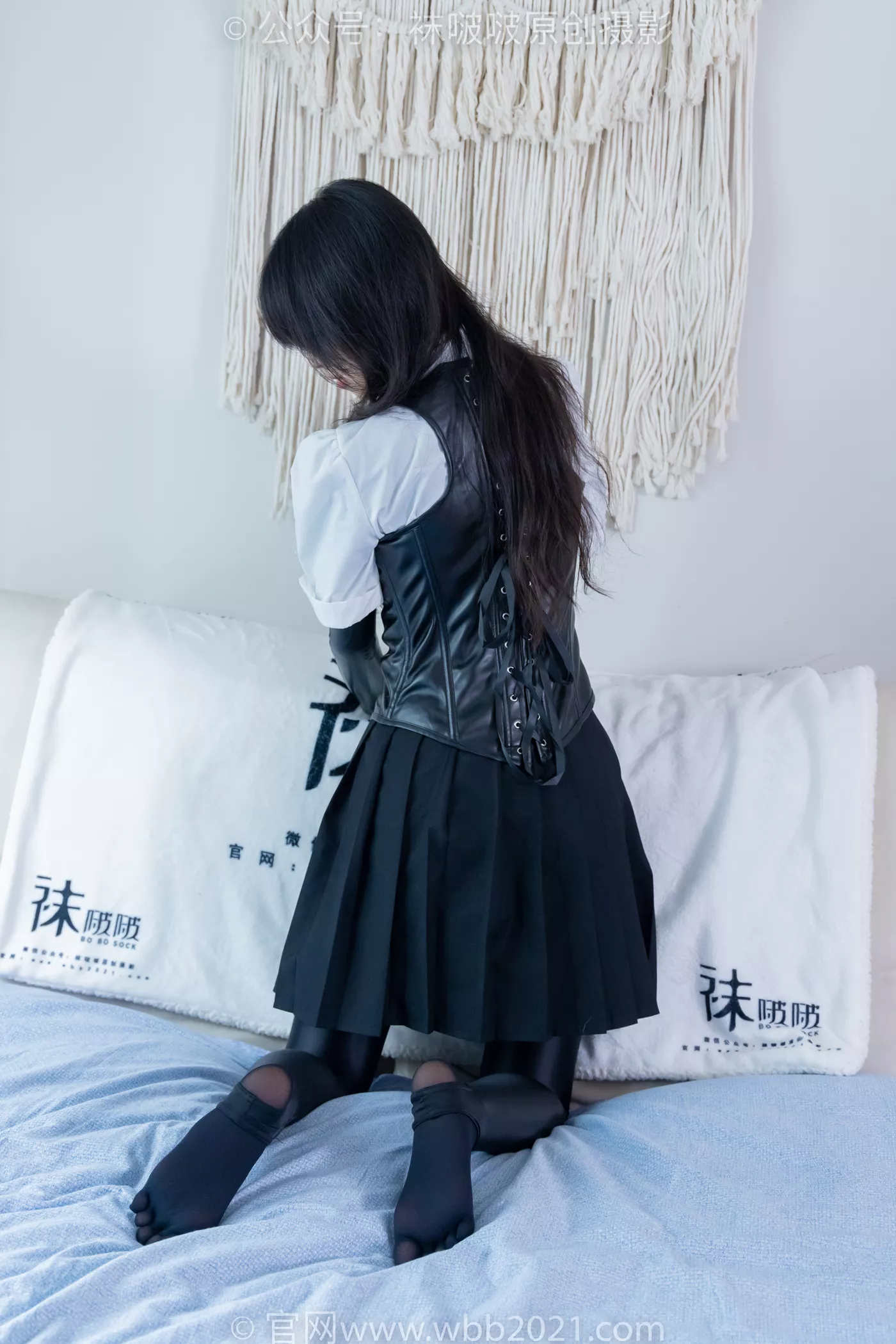 图片[89]-[BoBoSocks袜啵啵]NO.475 奶油-高跟长靴、厚黑丝五指袜、踩脚裤裤里丝、靴子部分戴口罩[150P] – 速更版-美库