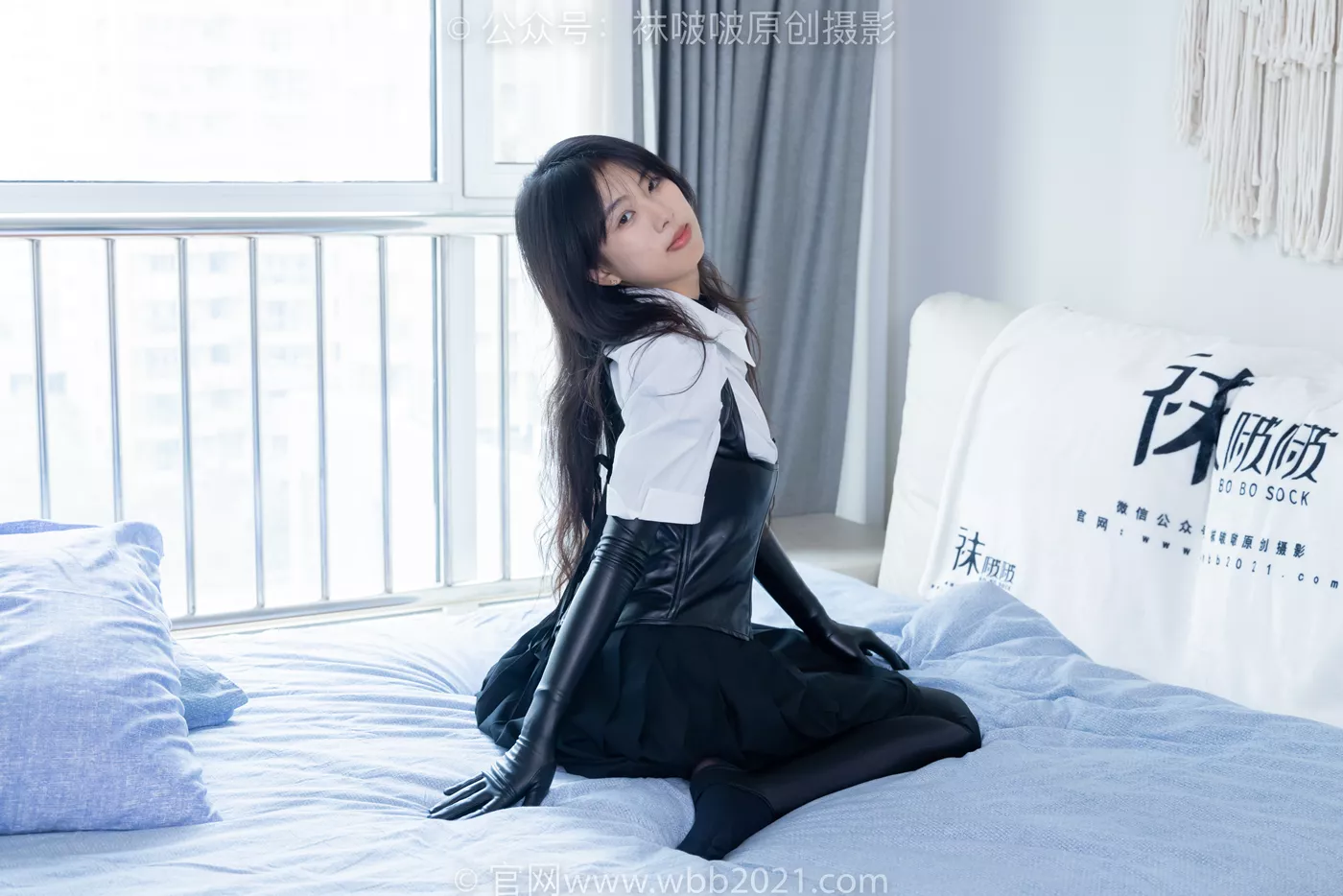 图片[95]-[BoBoSocks袜啵啵]NO.475 奶油-高跟长靴、厚黑丝五指袜、踩脚裤裤里丝、靴子部分戴口罩[150P] – 速更版-美库