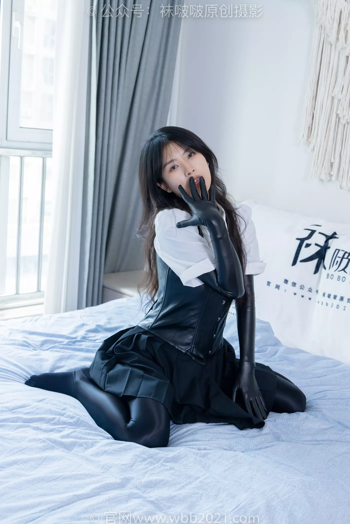 图片[96]-[BoBoSocks袜啵啵]NO.475 奶油-高跟长靴、厚黑丝五指袜、踩脚裤裤里丝、靴子部分戴口罩[150P] – 速更版-美库