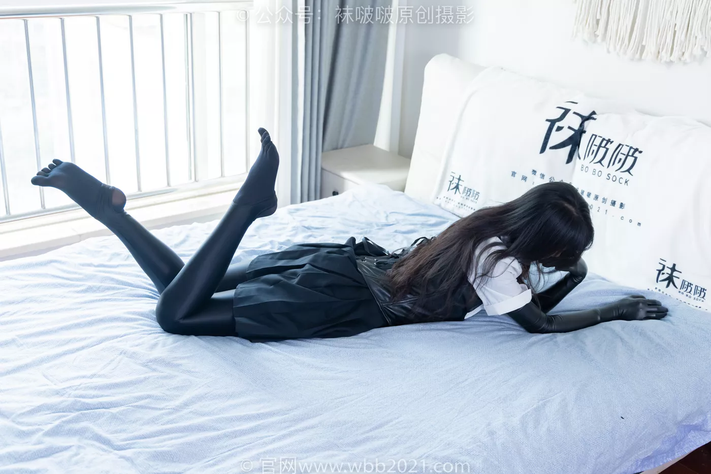 图片[114]-[BoBoSocks袜啵啵]NO.475 奶油-高跟长靴、厚黑丝五指袜、踩脚裤裤里丝、靴子部分戴口罩[150P] – 速更版-美库