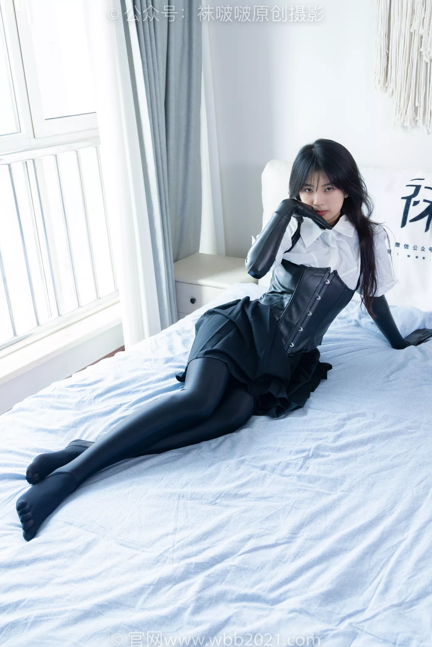 图片[126]-[BoBoSocks袜啵啵]NO.475 奶油-高跟长靴、厚黑丝五指袜、踩脚裤裤里丝、靴子部分戴口罩[150P] – 速更版-美库