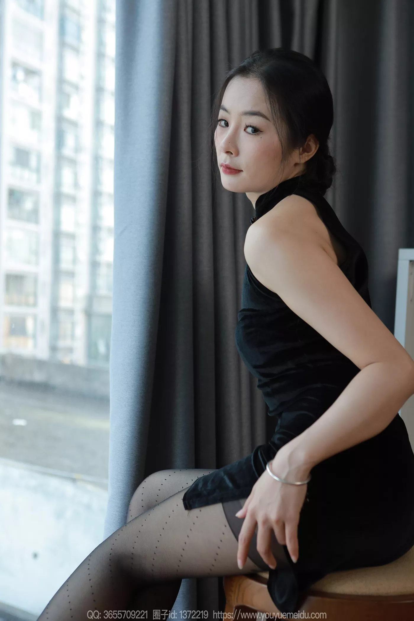 图片[61]-[IESS异思趣向] 2024.12.17 丝享家1926：小金《黑色旗袍》[91P] – 速更版-美库