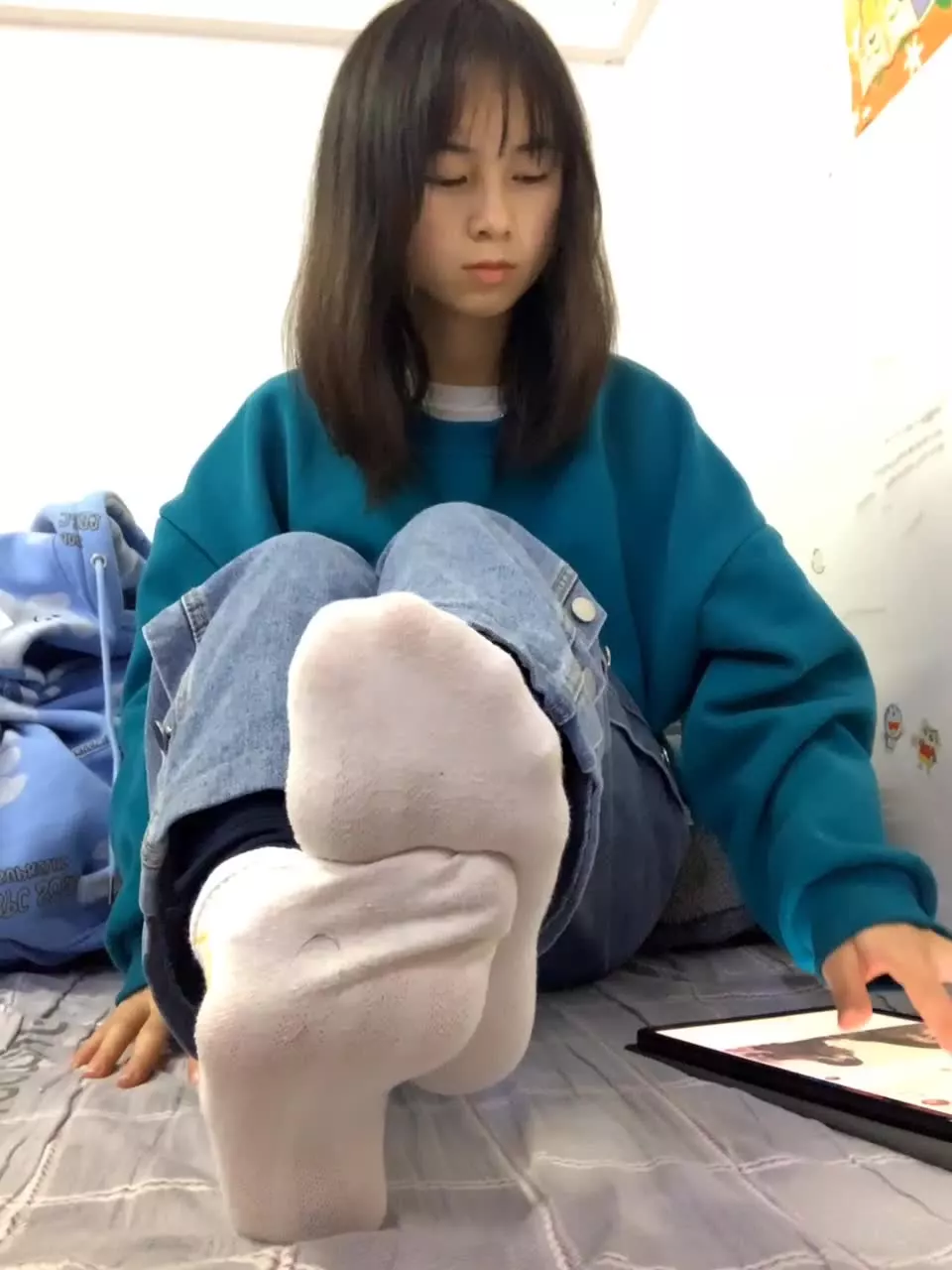 图片[14]-脚模面试脸足同框套路系列-143 [30P] – 速更版-美库