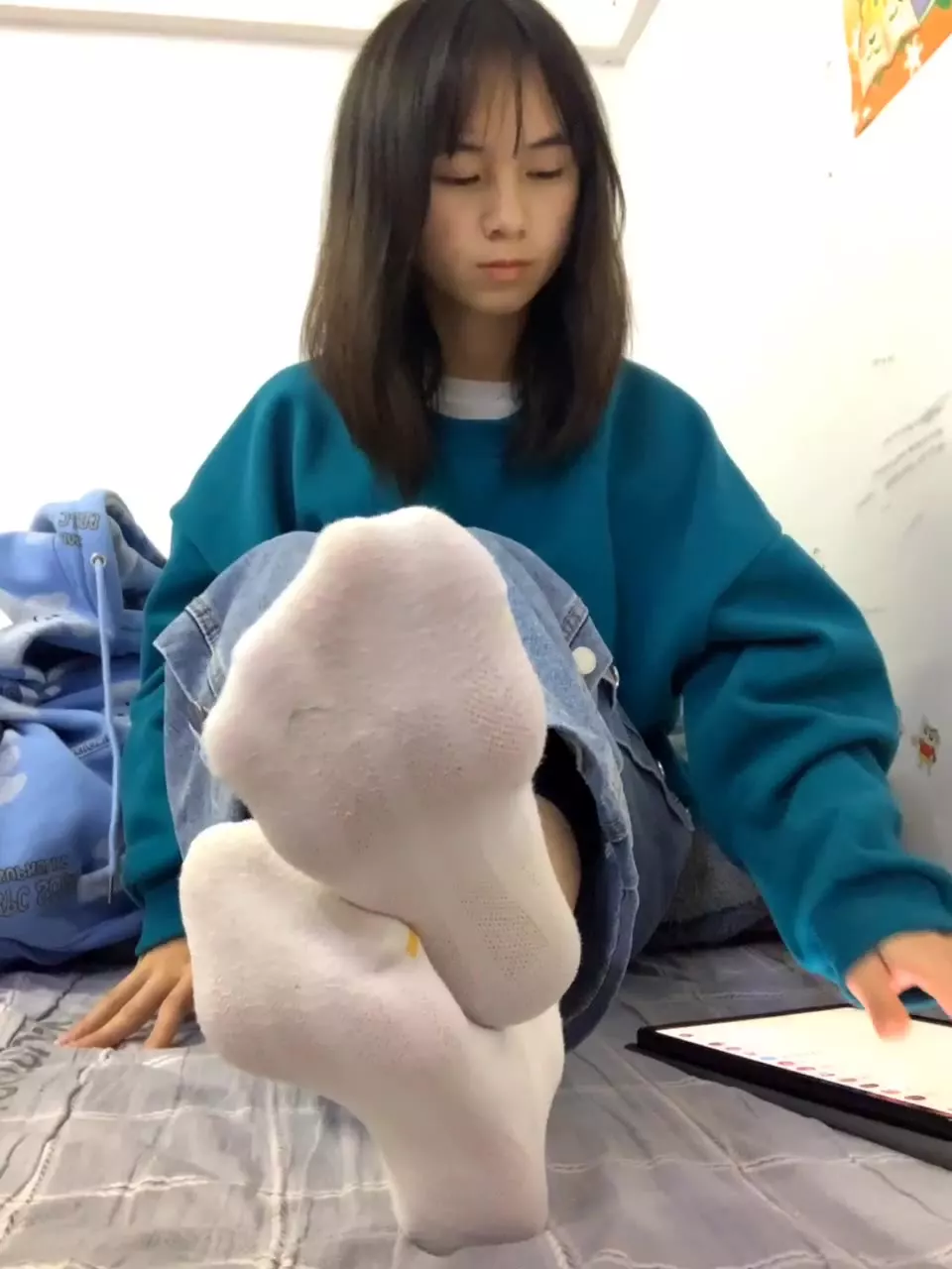 图片[15]-脚模面试脸足同框套路系列-143 [30P] – 速更版-美库