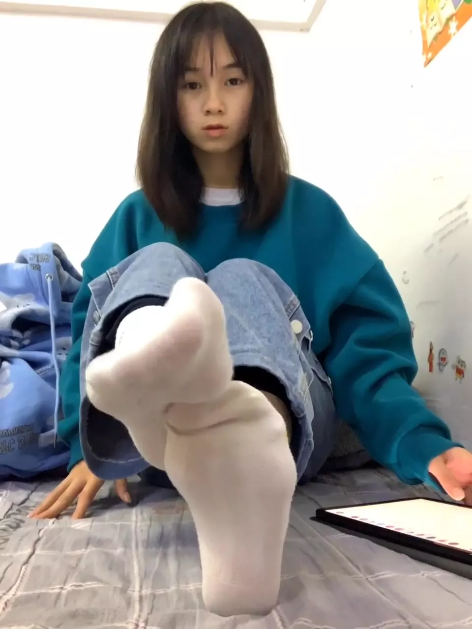 图片[16]-脚模面试脸足同框套路系列-143 [30P] – 速更版-美库