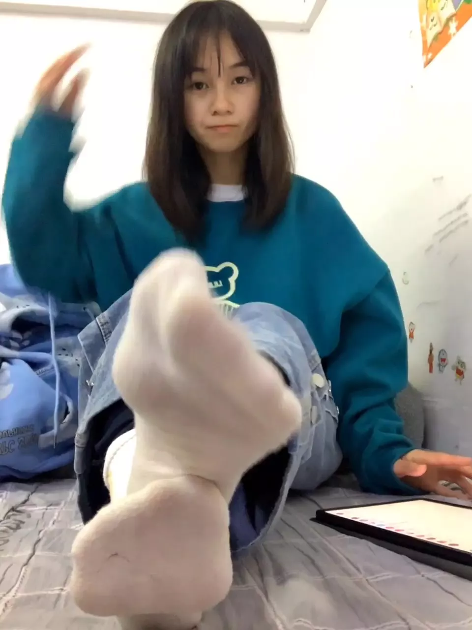 图片[17]-脚模面试脸足同框套路系列-143 [30P] – 速更版-美库