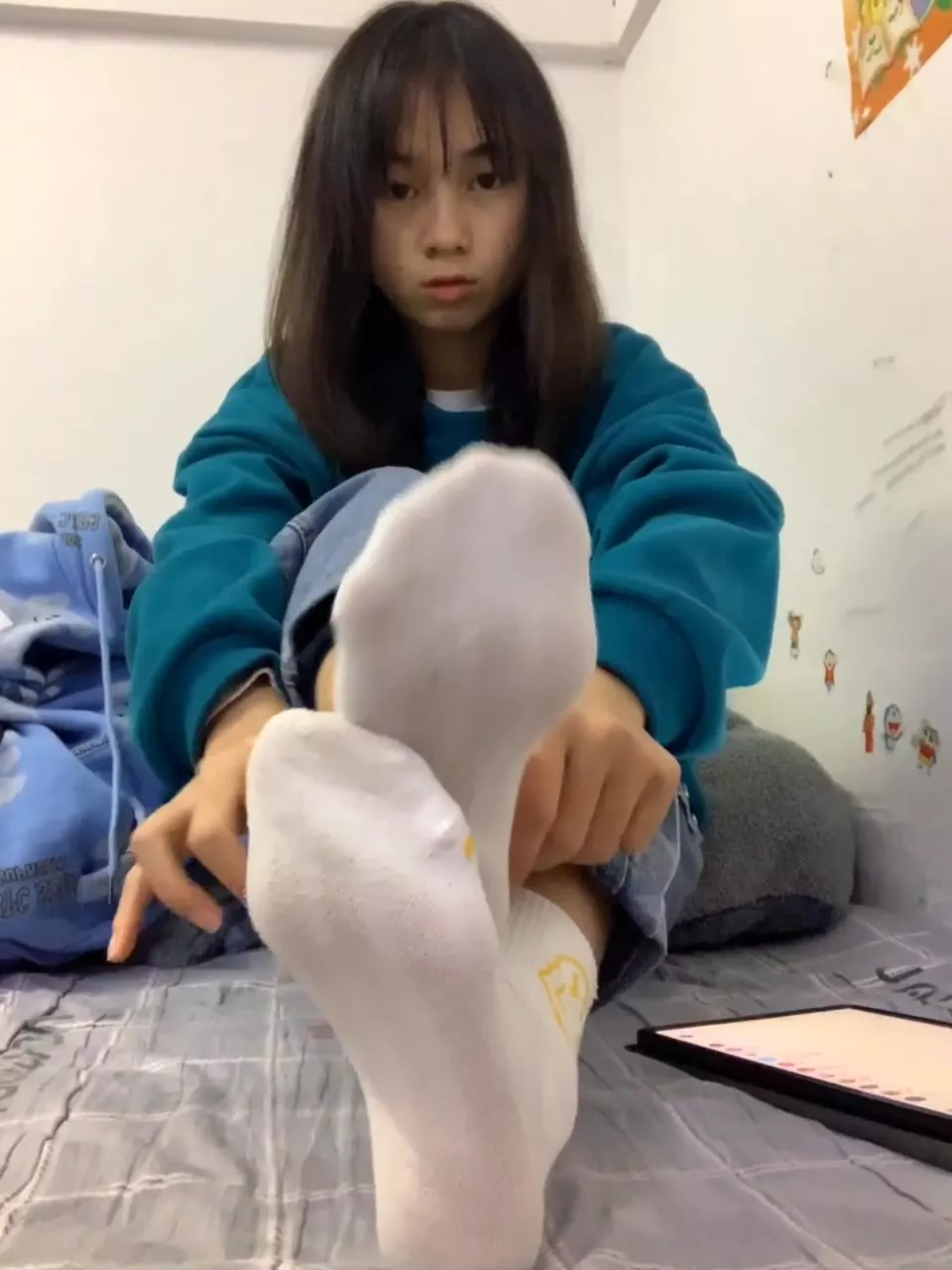 图片[20]-脚模面试脸足同框套路系列-143 [30P] – 速更版-美库