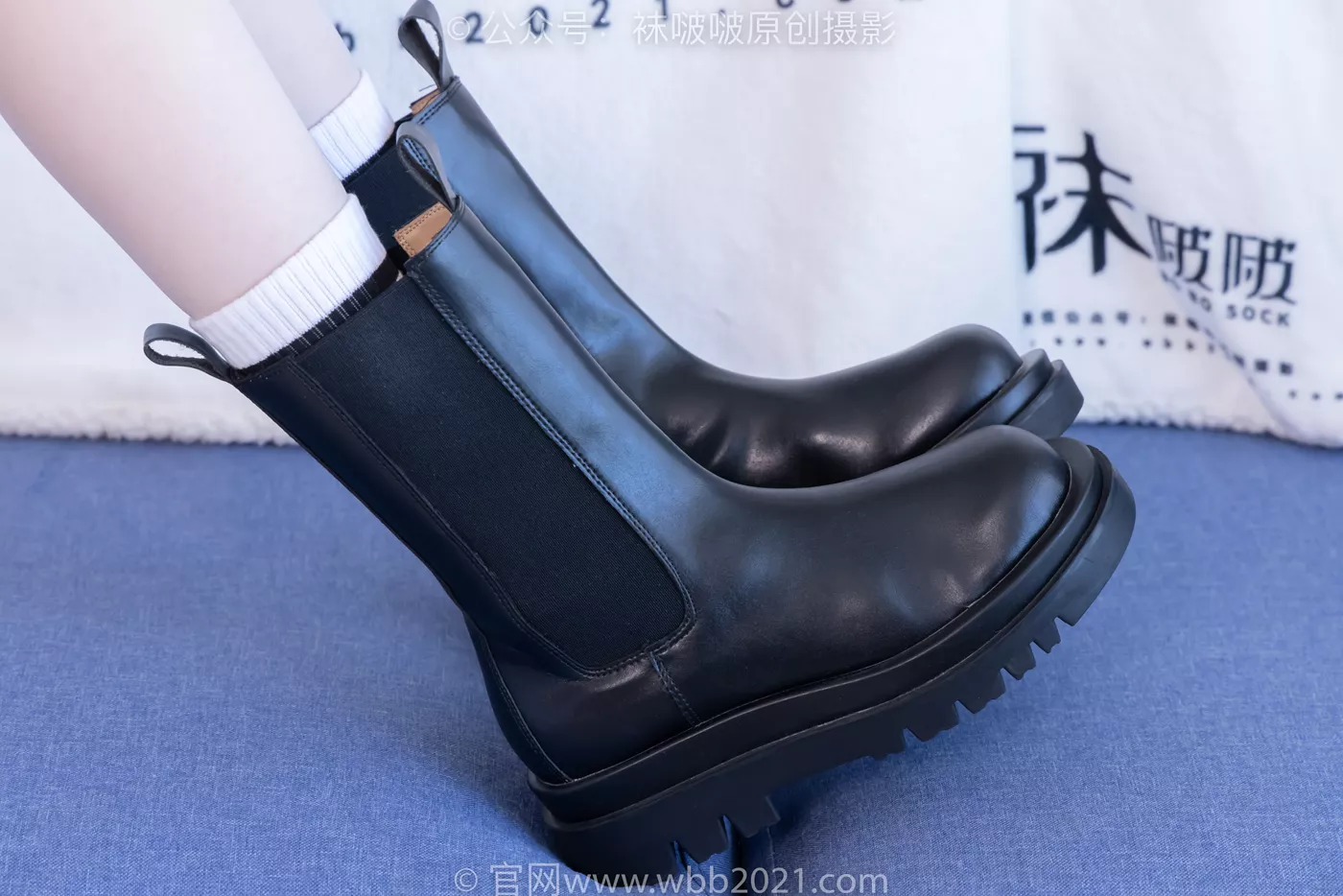 图片[19]-[BoBoSocks袜啵啵]NO.479 稚予 短靴、长筒白棉袜、白丝[140P] – 速更版-美库