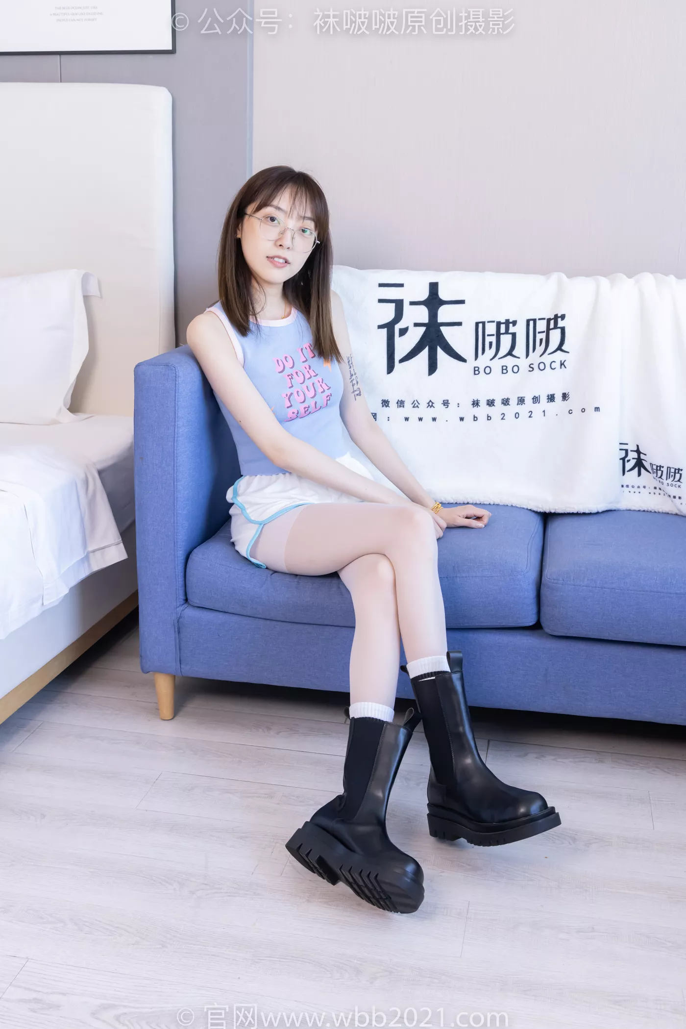 图片[34]-[BoBoSocks袜啵啵]NO.479 稚予 短靴、长筒白棉袜、白丝[140P] – 速更版-美库