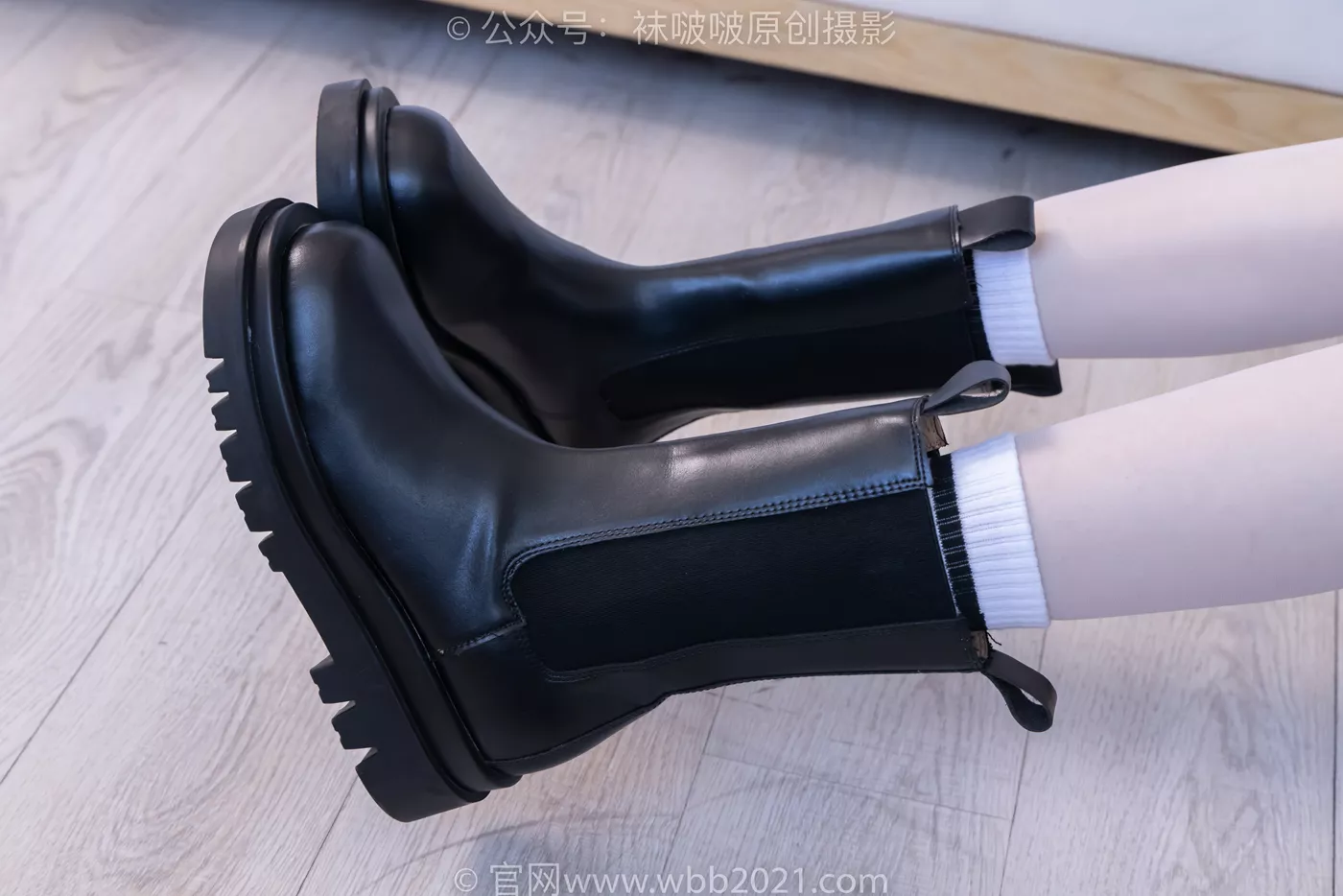 图片[46]-[BoBoSocks袜啵啵]NO.479 稚予 短靴、长筒白棉袜、白丝[140P] – 速更版-美库