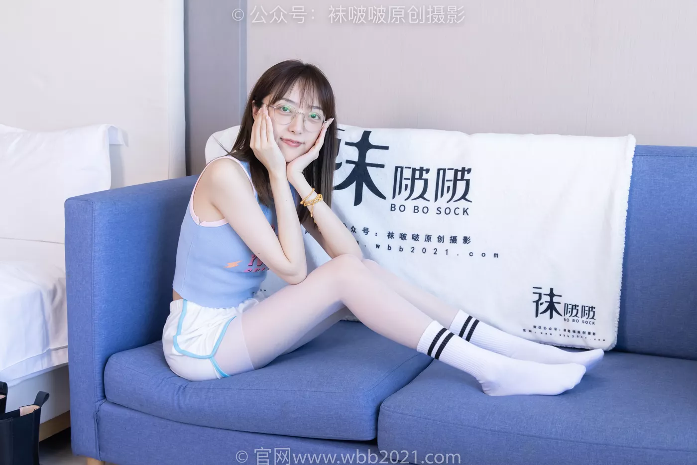图片[50]-[BoBoSocks袜啵啵]NO.479 稚予 短靴、长筒白棉袜、白丝[140P] – 速更版-美库