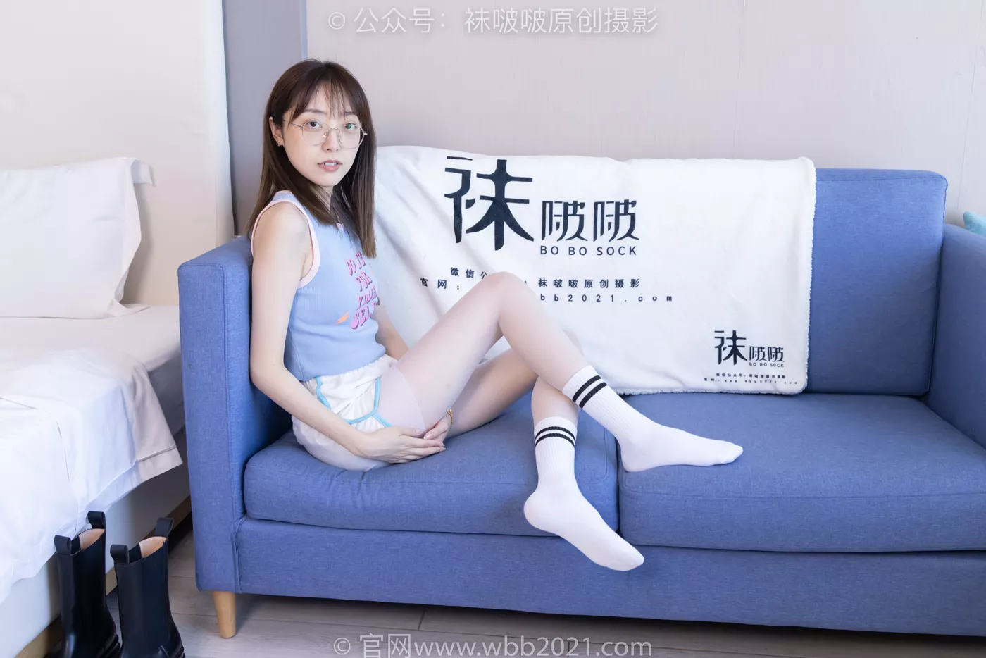 图片[61]-[BoBoSocks袜啵啵]NO.479 稚予 短靴、长筒白棉袜、白丝[140P] – 速更版-美库