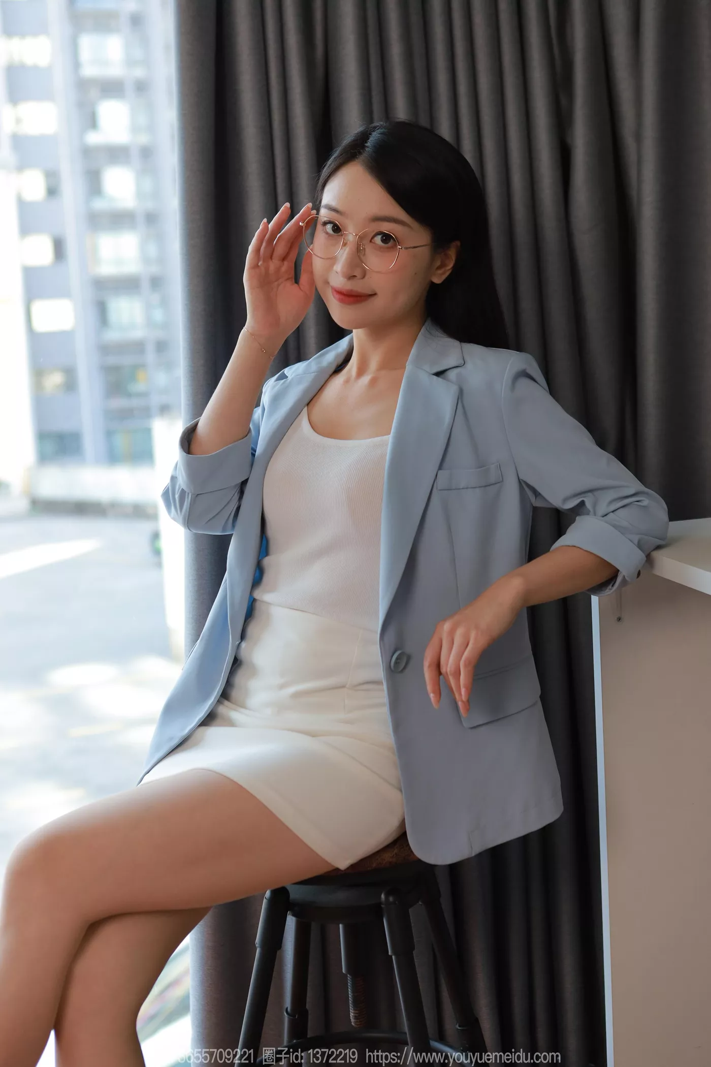 图片[12]-[IESS异思趣向] 2024.12.20 丝享家1929：小婕《蓝色制服（上）》[89P] – 速更版-美库