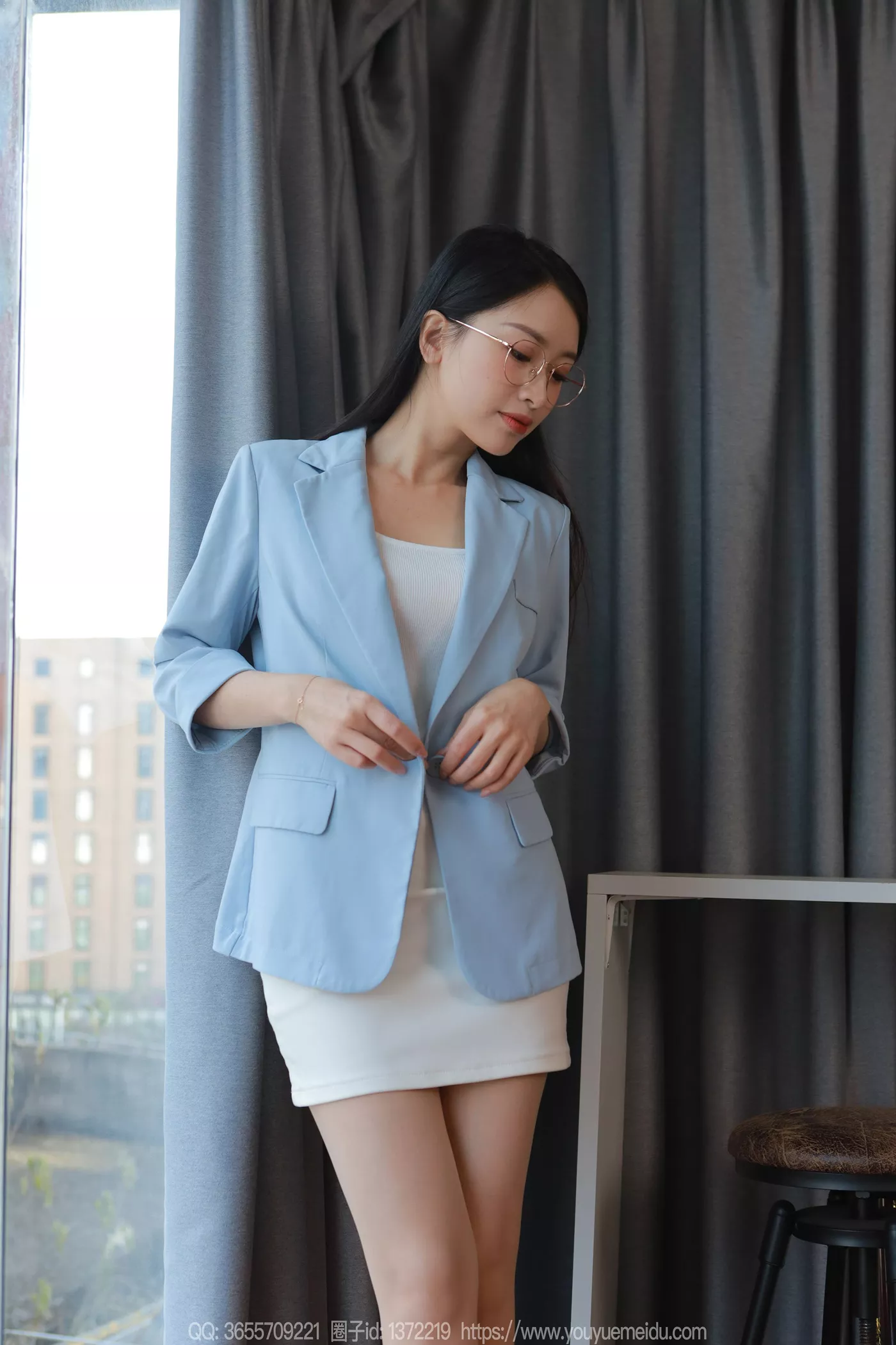 图片[78]-[IESS异思趣向] 2024.12.20 丝享家1929：小婕《蓝色制服（上）》[89P] – 速更版-美库