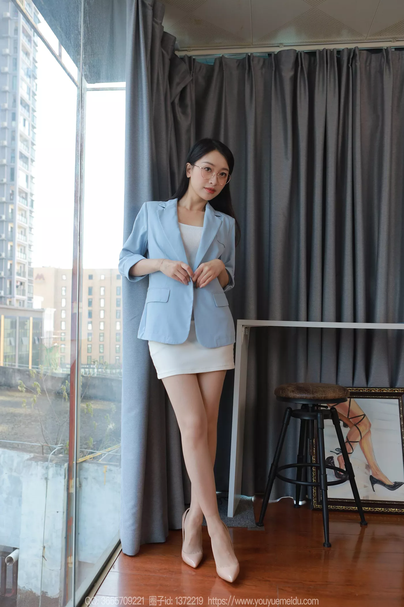 图片[79]-[IESS异思趣向] 2024.12.20 丝享家1929：小婕《蓝色制服（上）》[89P] – 速更版-美库