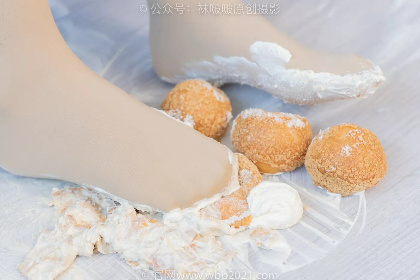 图片[121]-[BoBoSocks袜啵啵]NO.480 甜甜圈 平底鞋、厚肉丝、瑜伽动作、厚肉丝踩奶油泡芙剧情[140P] – 速更版-美库