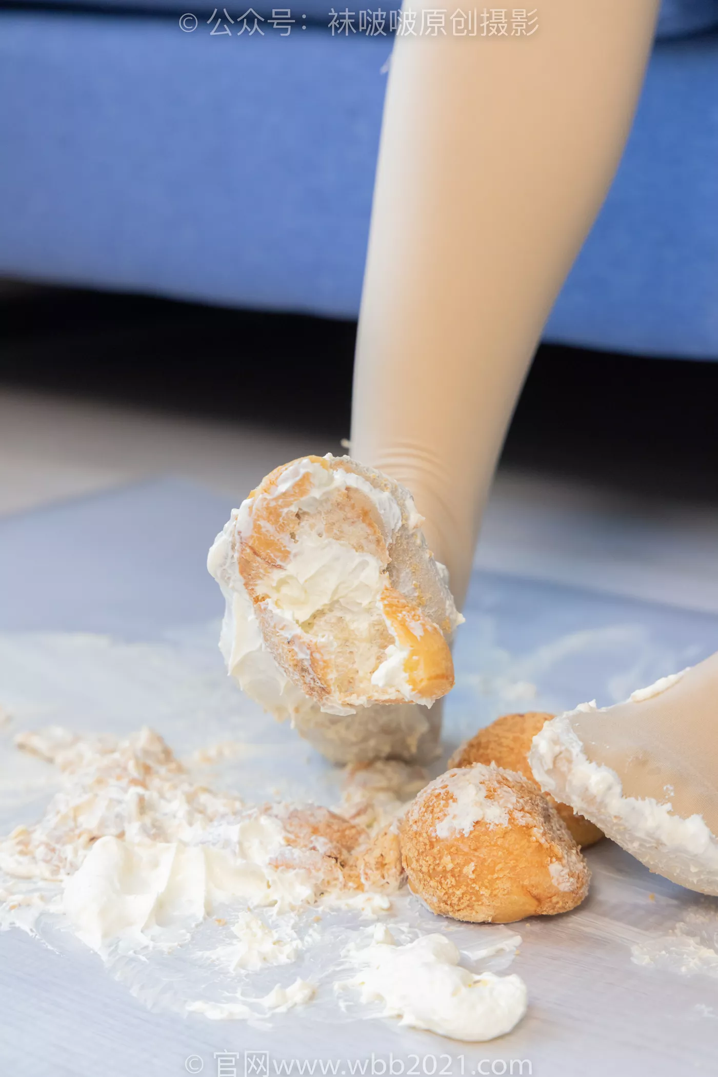 图片[124]-[BoBoSocks袜啵啵]NO.480 甜甜圈 平底鞋、厚肉丝、瑜伽动作、厚肉丝踩奶油泡芙剧情[140P] – 速更版-美库