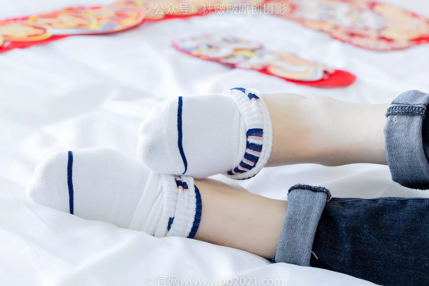 图片[91]-[BoBoSocks袜啵啵]NO.481 糯米-板鞋、白棉袜、裸足、对联迎新春，半脱袜子剧情[118P] – 速更版-美库