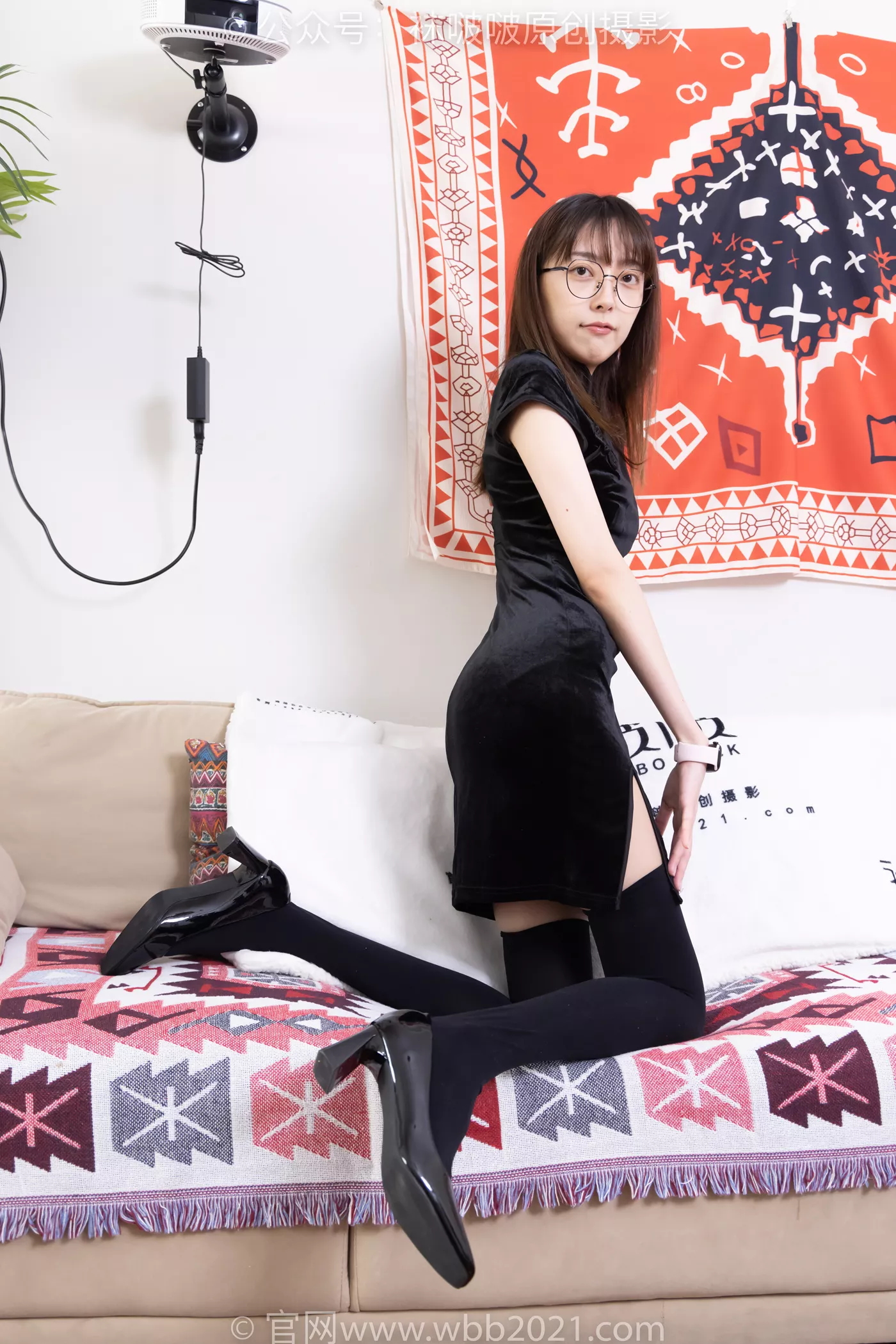 图片[12]-[BoBoSocks袜啵啵]NO.482 稚予-高跟鞋、厚黑丝大腿袜、肉丝、旗袍[140P] – 速更版-美库