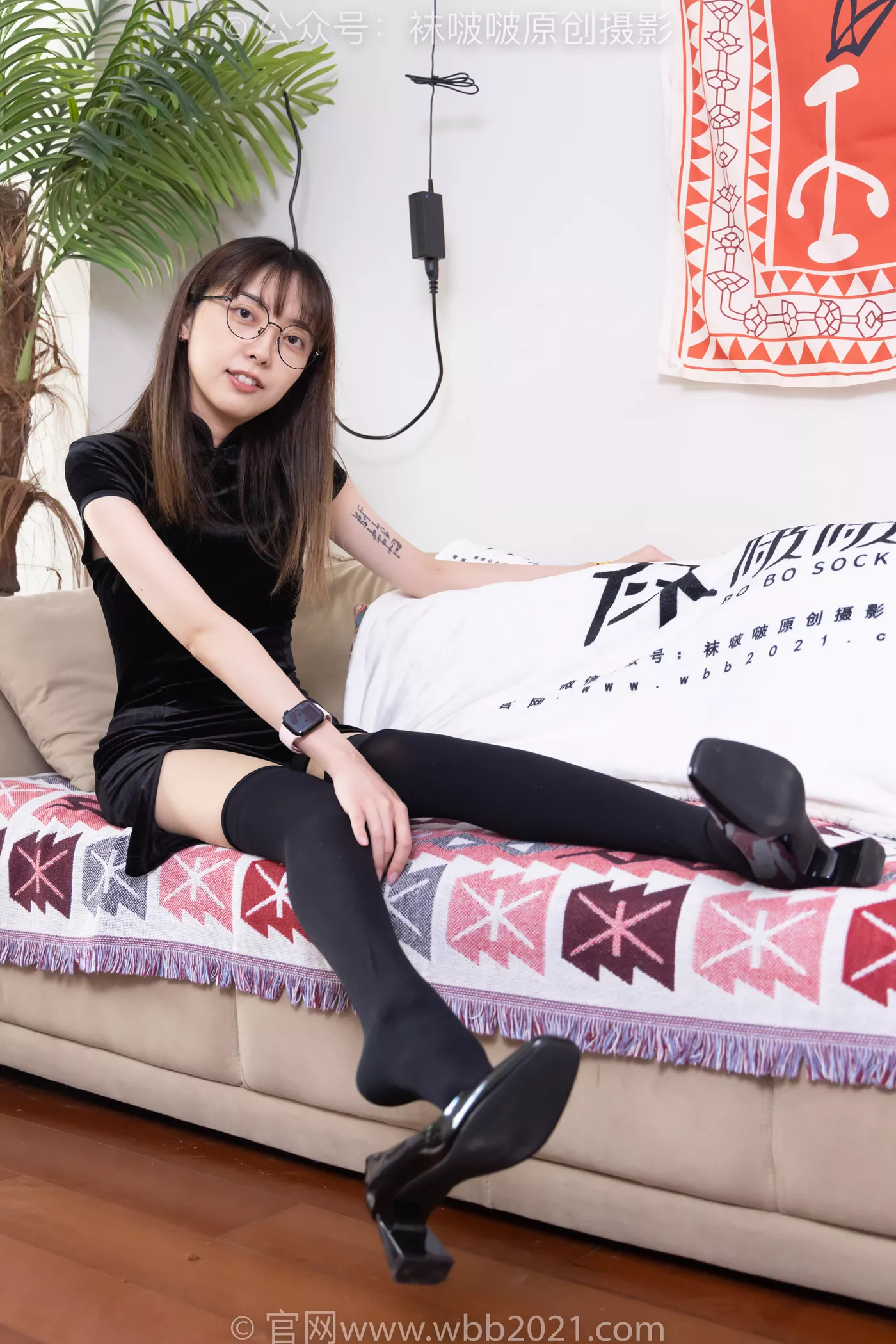 图片[23]-[BoBoSocks袜啵啵]NO.482 稚予-高跟鞋、厚黑丝大腿袜、肉丝、旗袍[140P] – 速更版-美库