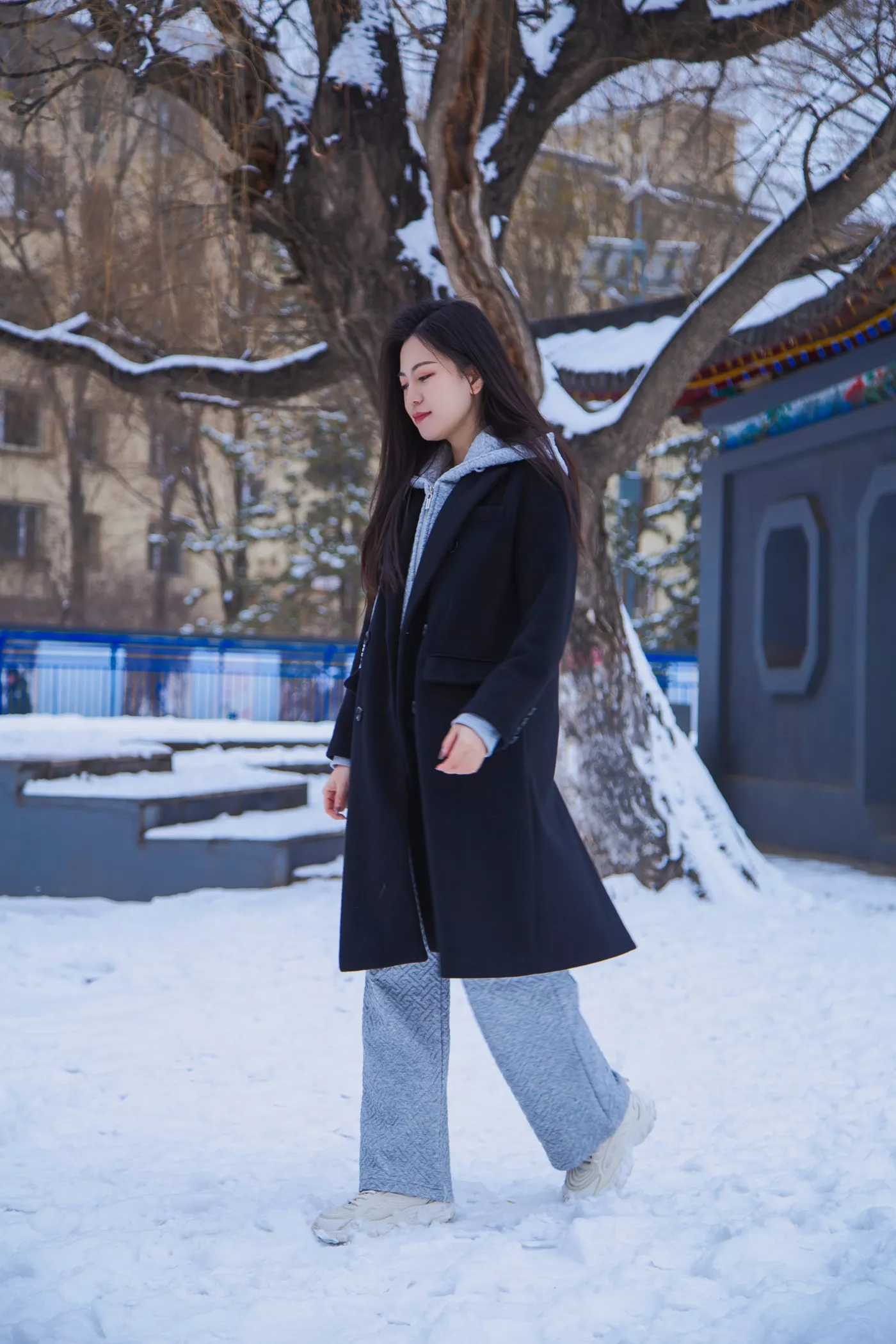 图片[12]-[织梦映像]NO.060 踏雪无痕-首次雪景拍摄，天寒地冻[200P] – 速更版-美库