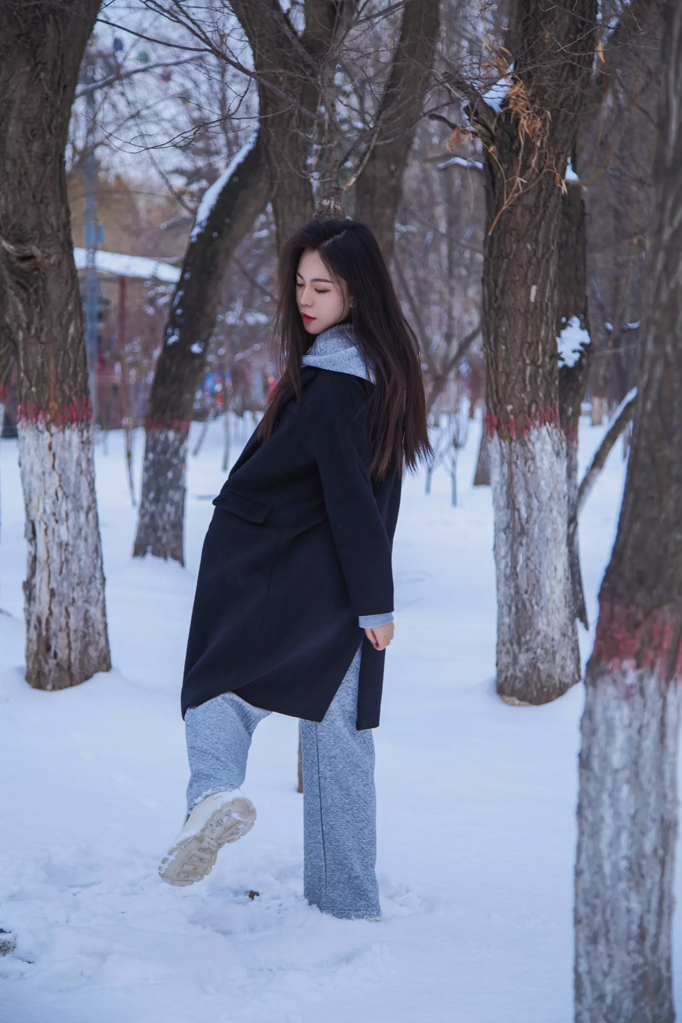 图片[19]-[织梦映像]NO.060 踏雪无痕-首次雪景拍摄，天寒地冻[200P] – 速更版-美库