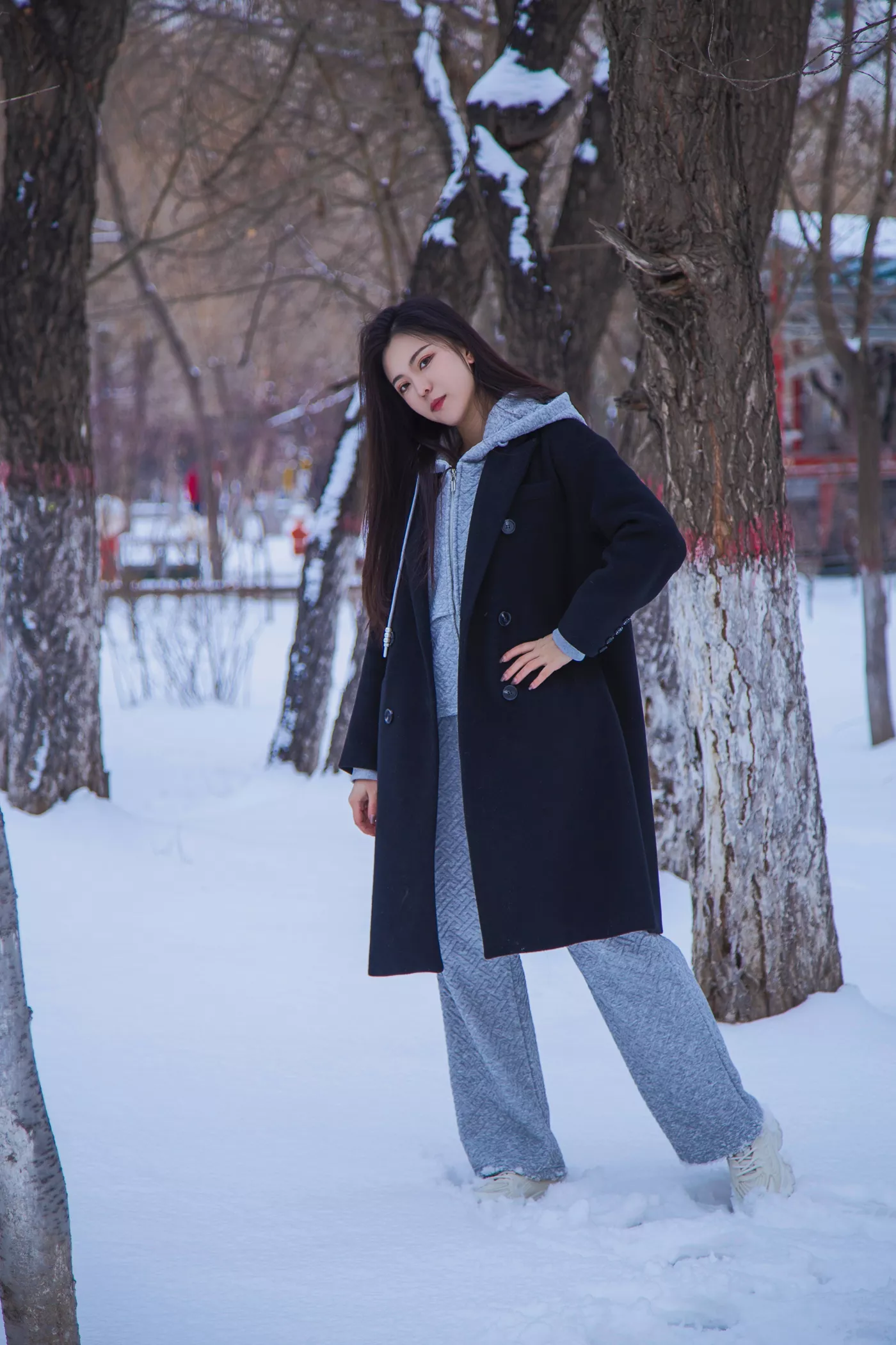 图片[22]-[织梦映像]NO.060 踏雪无痕-首次雪景拍摄，天寒地冻[200P] – 速更版-美库