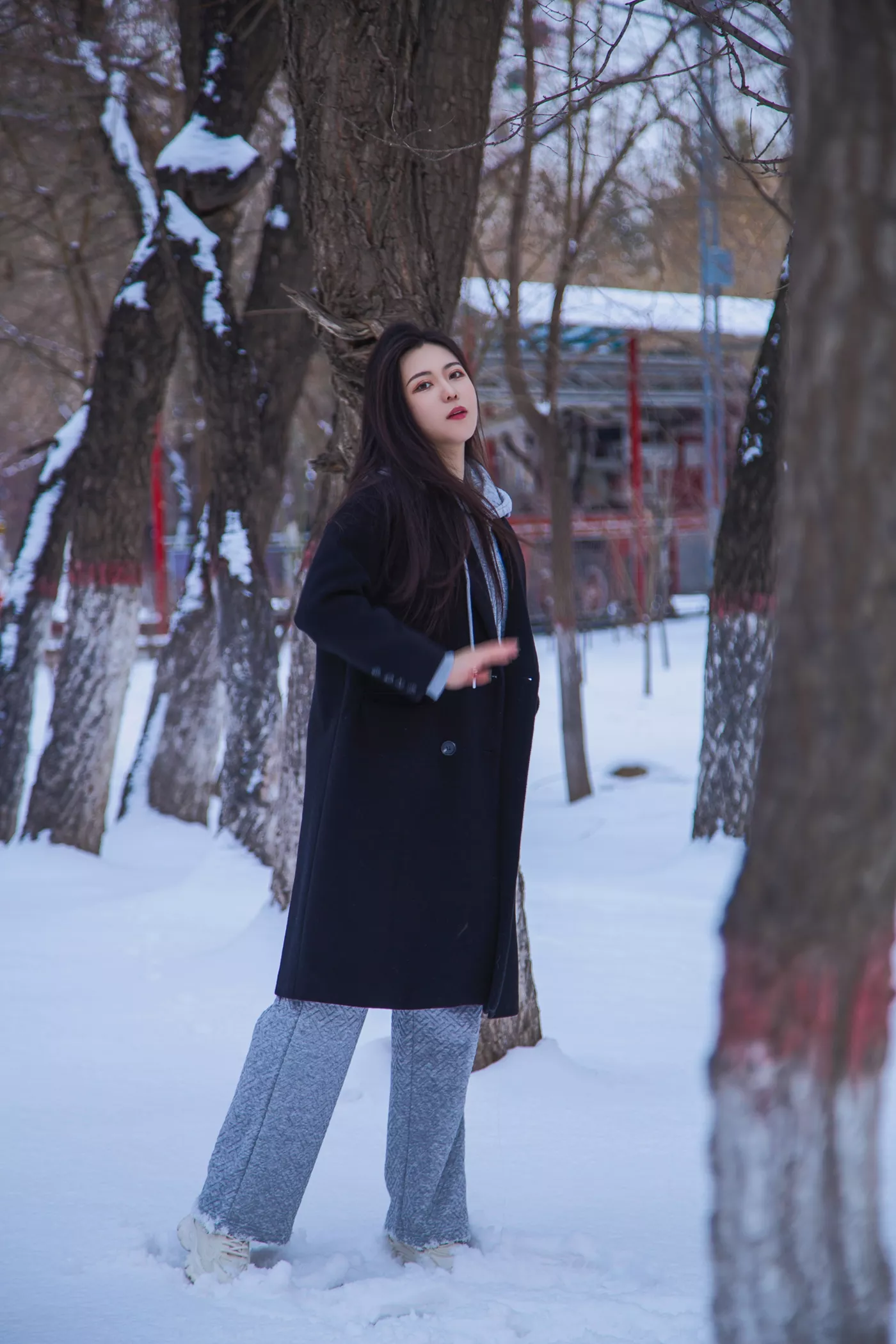 图片[23]-[织梦映像]NO.060 踏雪无痕-首次雪景拍摄，天寒地冻[200P] – 速更版-美库