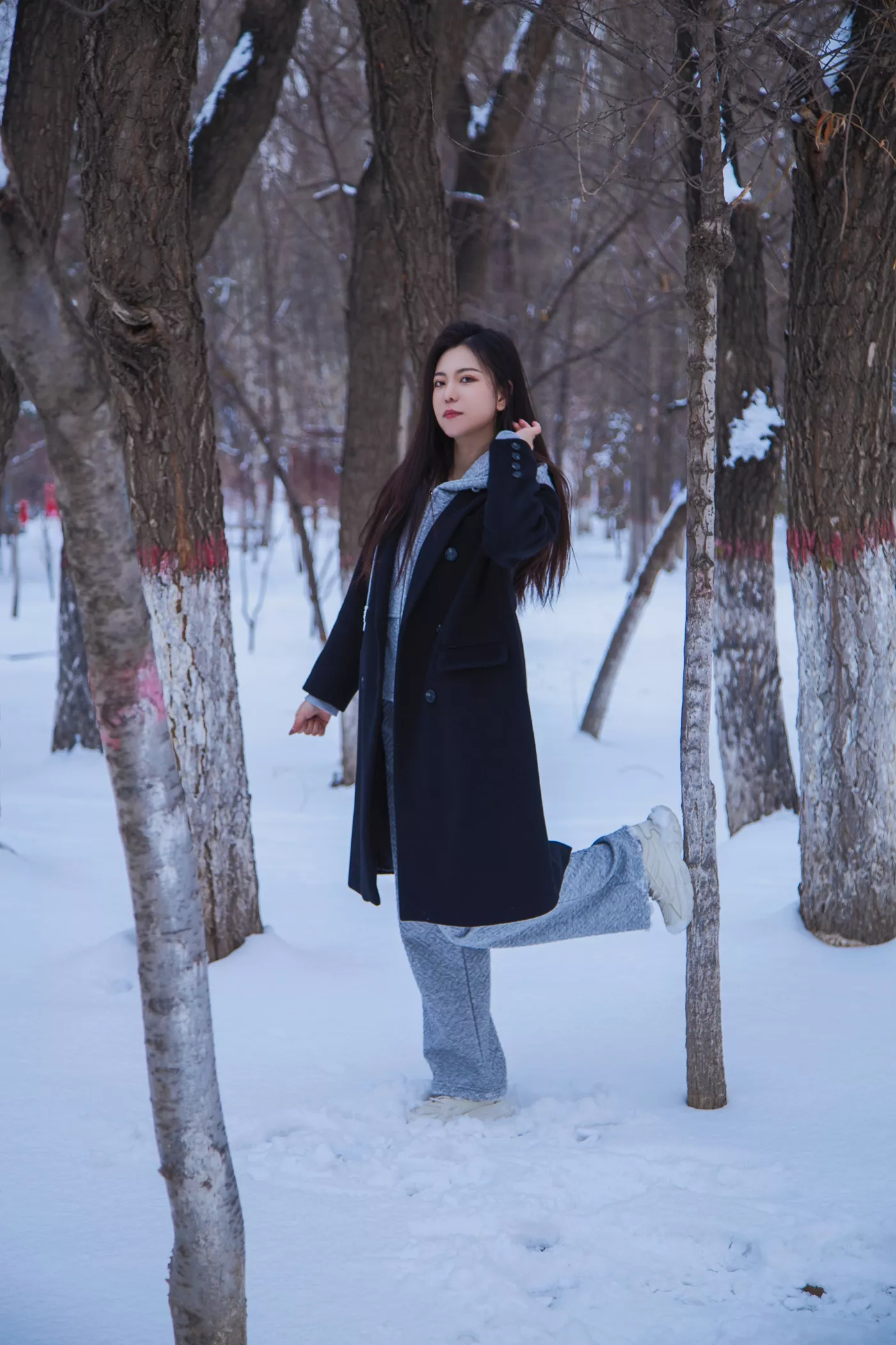 图片[24]-[织梦映像]NO.060 踏雪无痕-首次雪景拍摄，天寒地冻[200P] – 速更版-美库