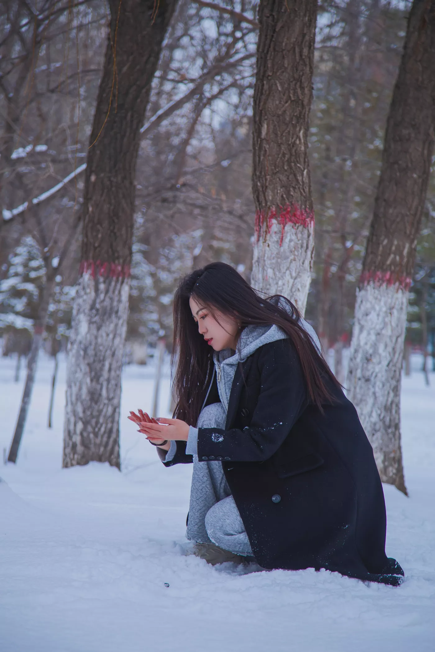 图片[25]-[织梦映像]NO.060 踏雪无痕-首次雪景拍摄，天寒地冻[200P] – 速更版-美库